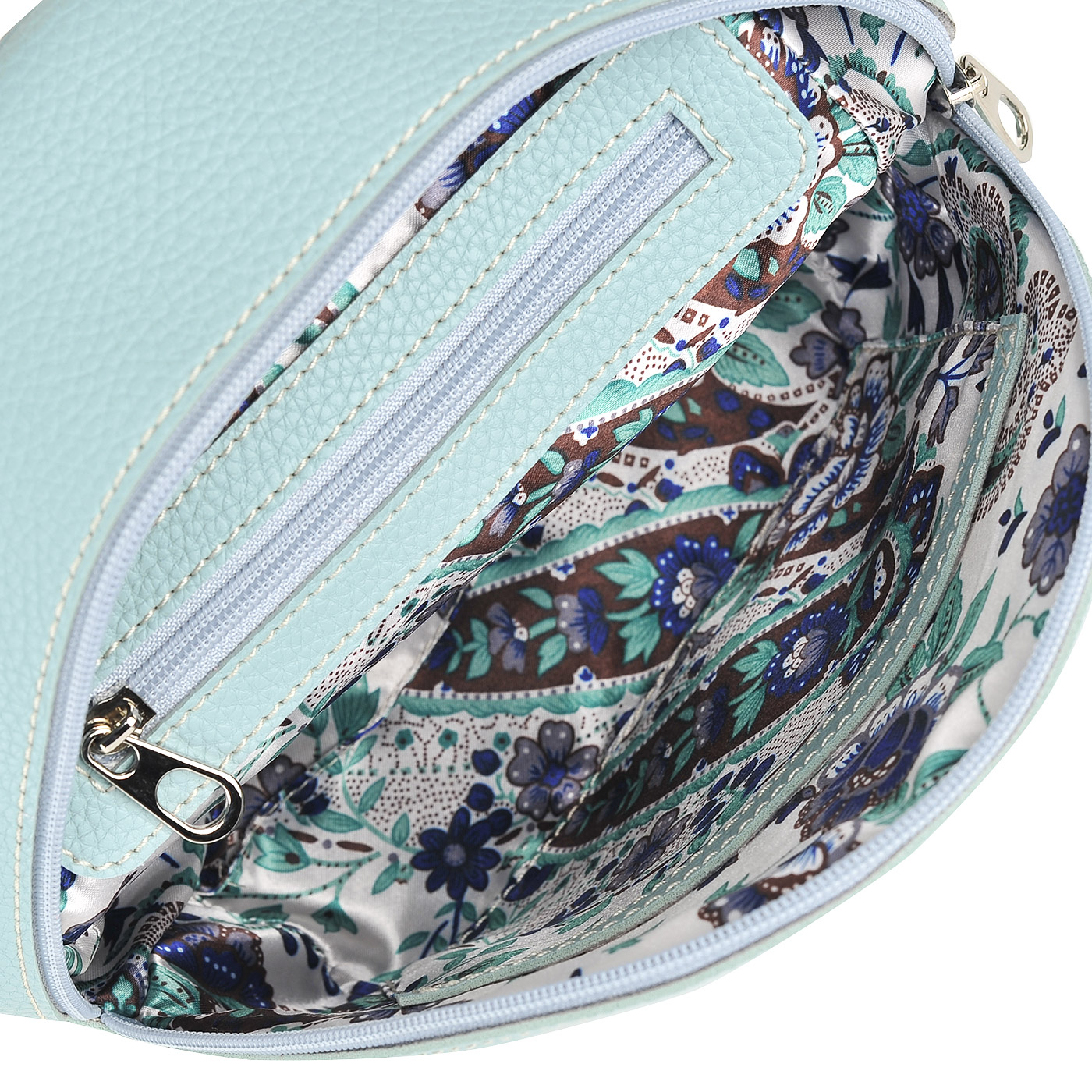 Маленькая голубая сумка через плечо Chatte 