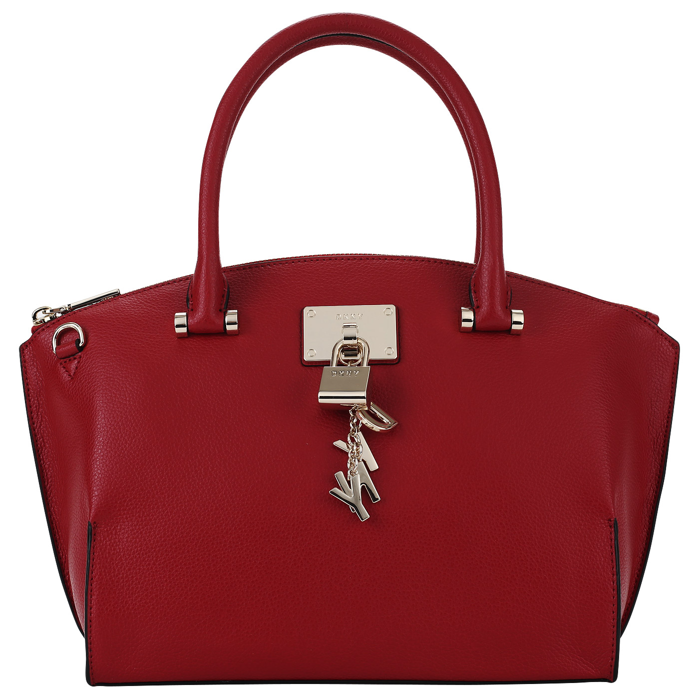 Красная кожаная сумка DKNY Elissa R91DHA50-8RD - 2000558031974 красный ...