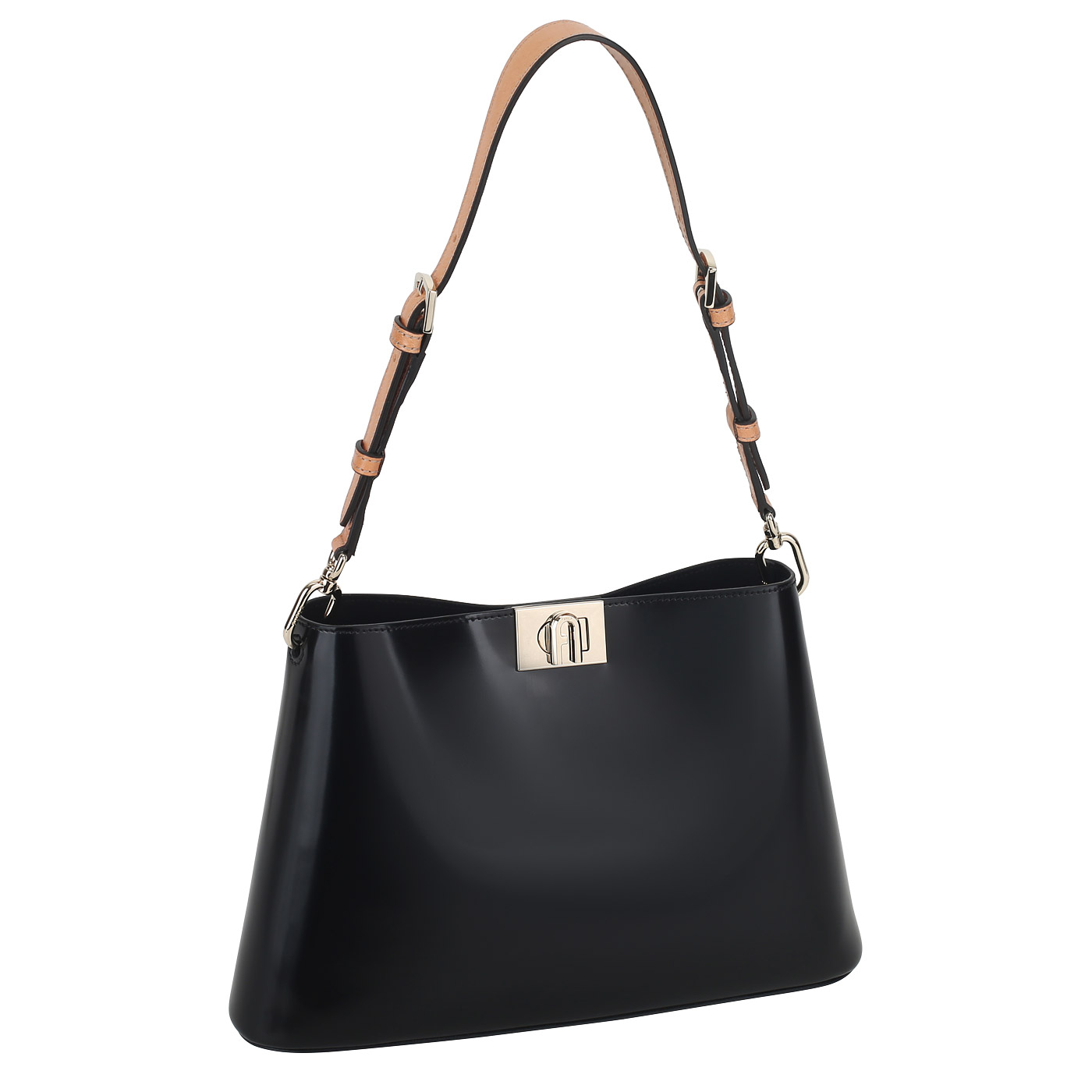 Кожаная сумка Furla Fleur