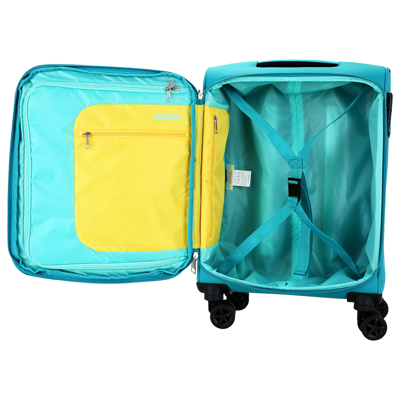 Чемодан маленький S тканевый с кодовым замком American Tourister Sens