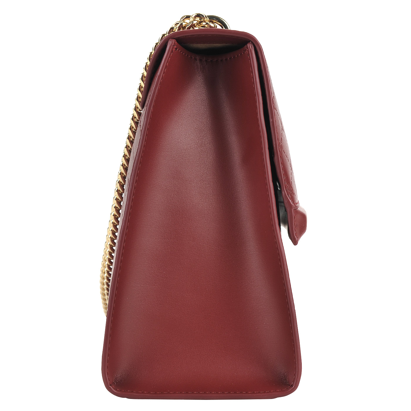 Бордовая женская сумка через плечо Blumarine Obsession