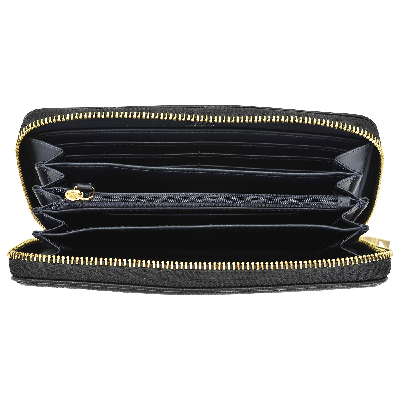 Женское стеганое портмоне черного цвета Love Moschino Super Quilted
