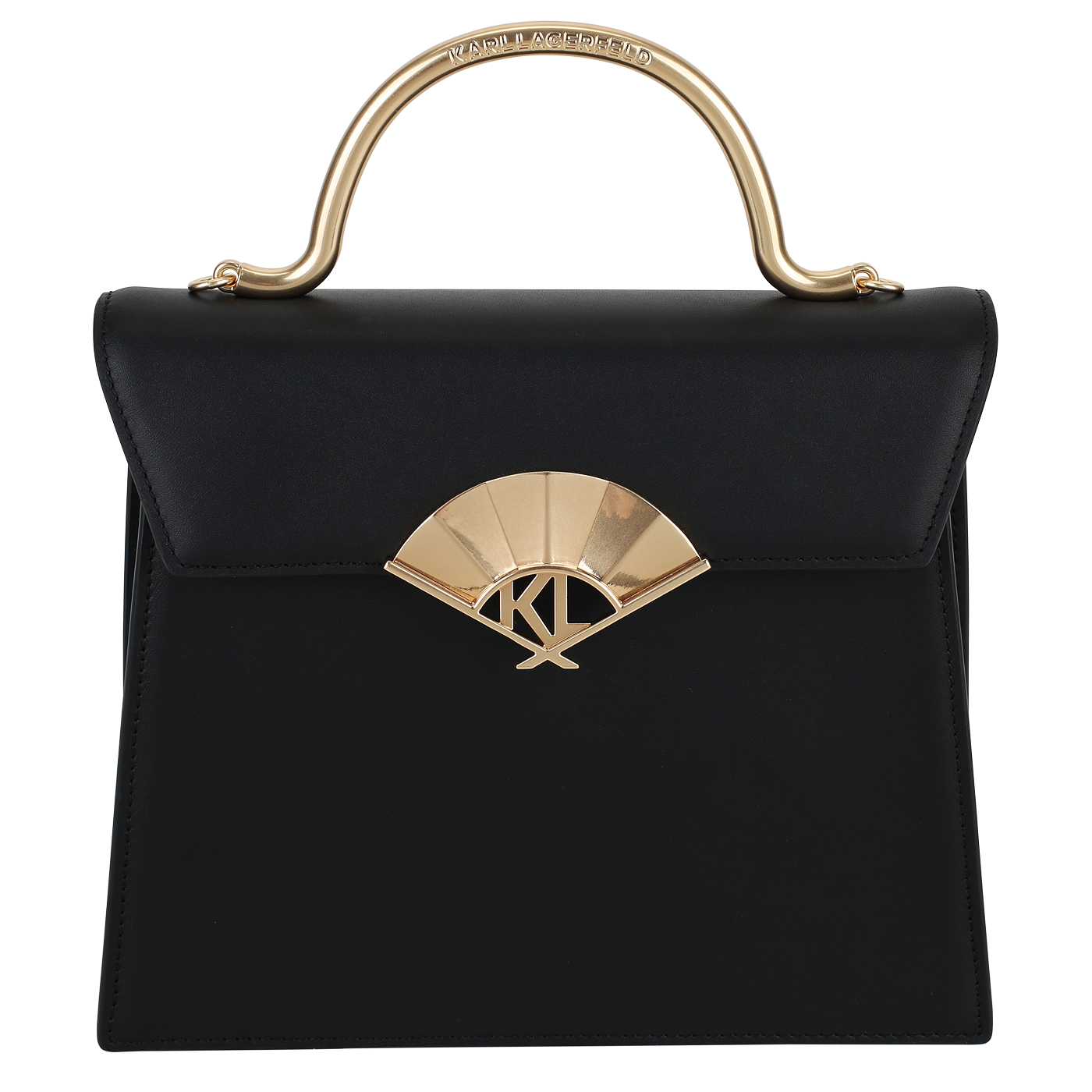 Кожаная сумка Karl Lagerfeld Archive 235W3039/999_pc - 2000558544726 черный  натуральная кожа 25 x 21 x 10 Цена 36864 руб. купить в интернет-магазине  PanChemodan.ru в Ярославле