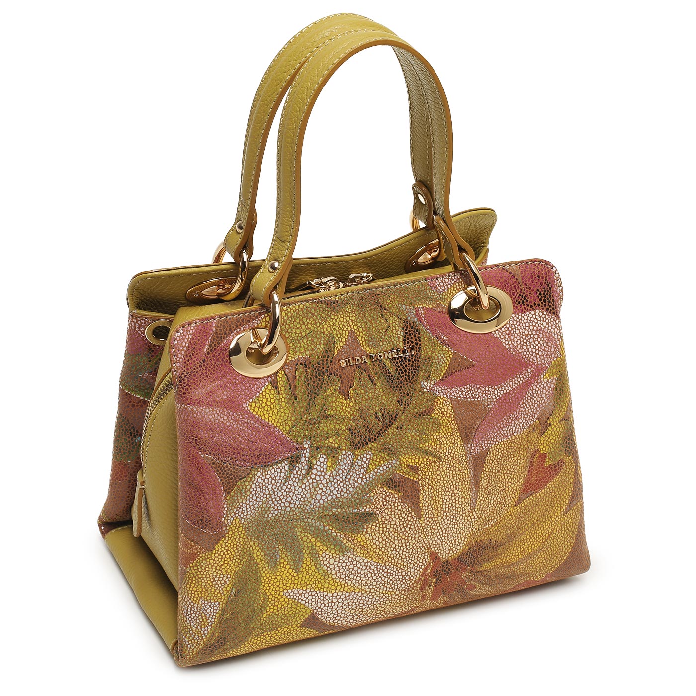 Кожаная сумка Gilda Tonelli Fiori