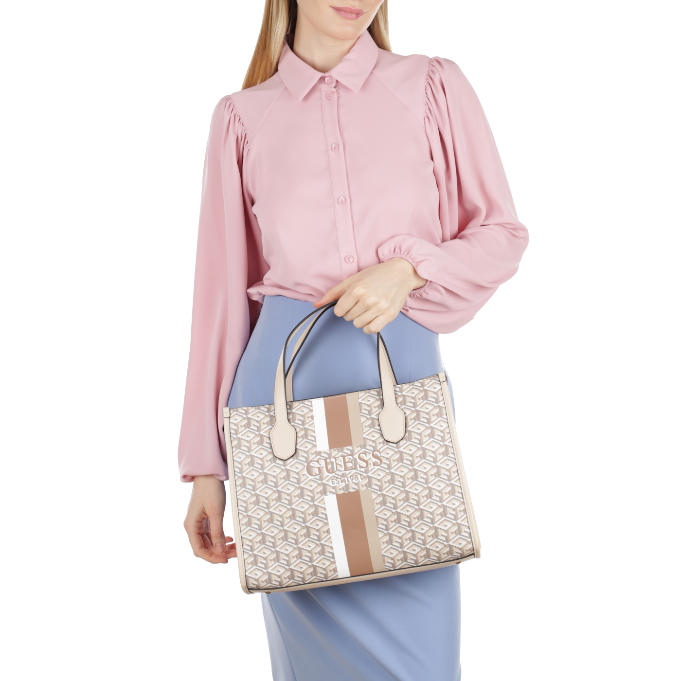 Сумка с двумя ручками Guess Silvana