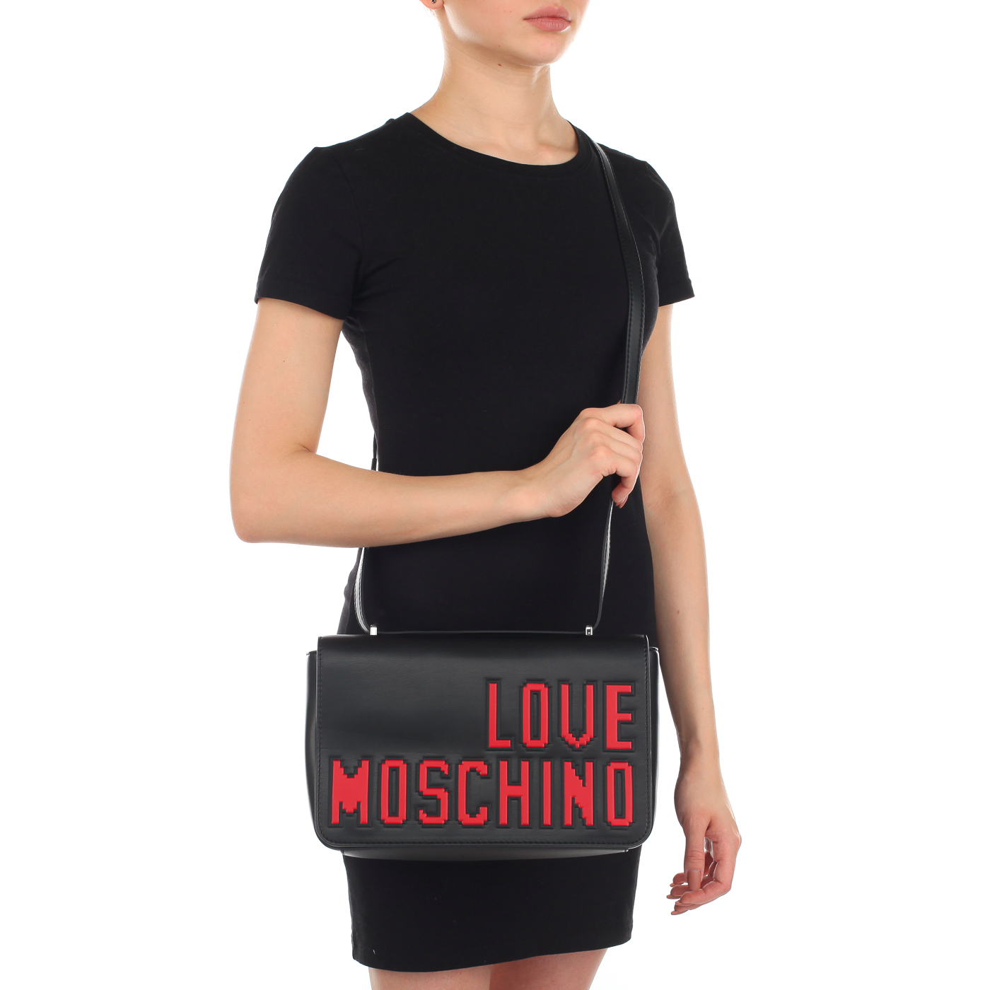 Женская сумочка с плечевым ремешком Love Moschino Love Pixel
