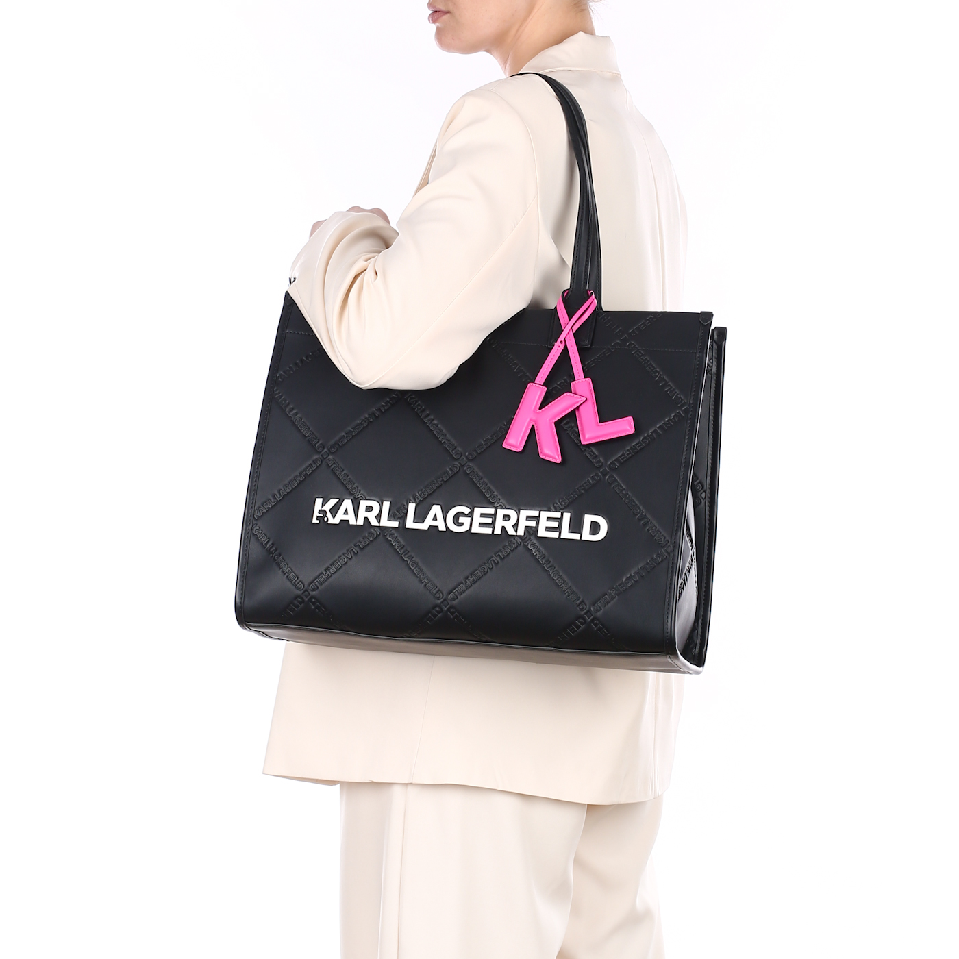 Сумка с длинными ручками Karl Lagerfeld Skuare