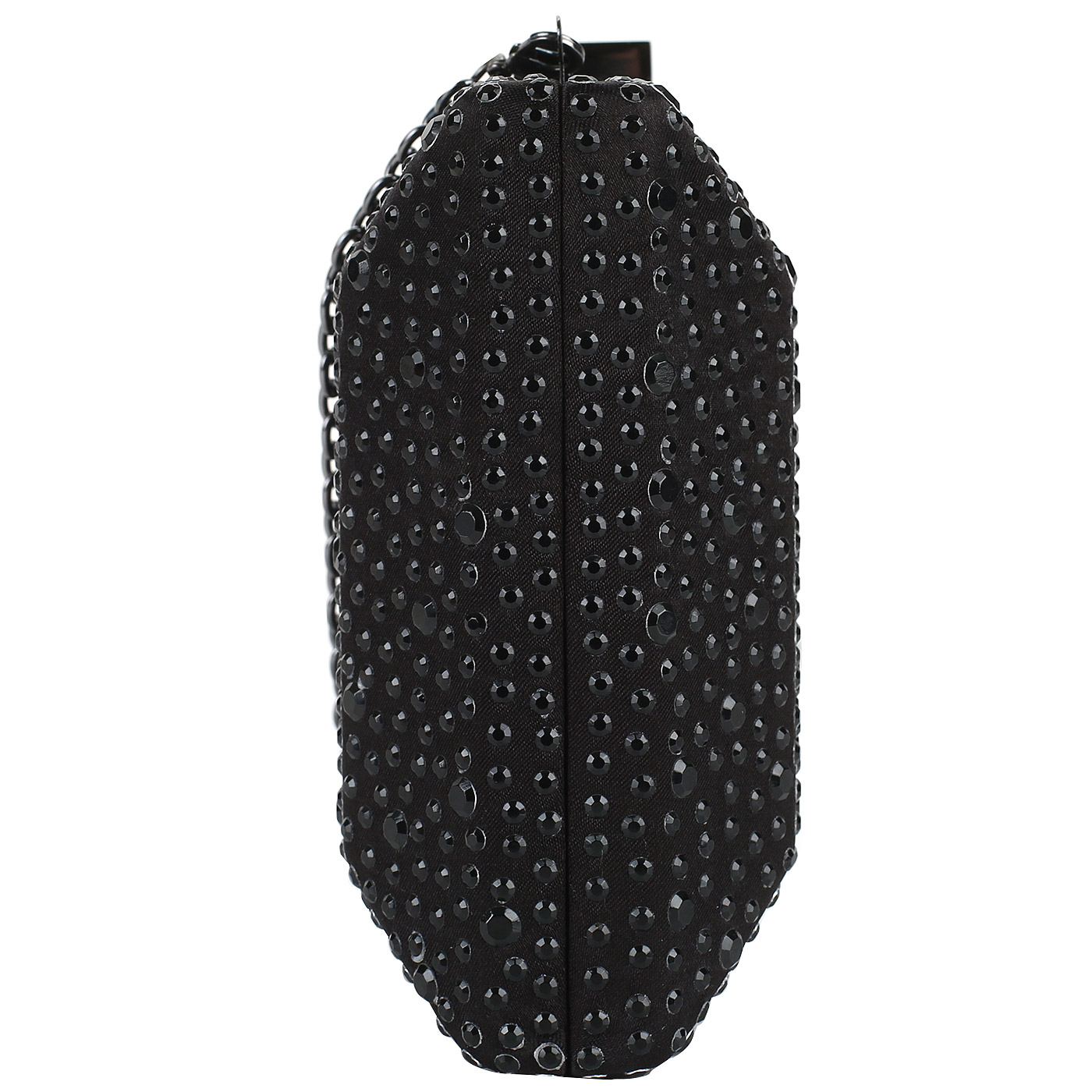 Черный клатч со стразами Love Moschino Evening bag