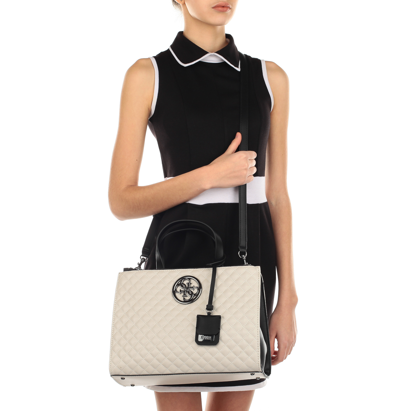 Женская стеганая сумка с плечевым ремешком Guess G Lux