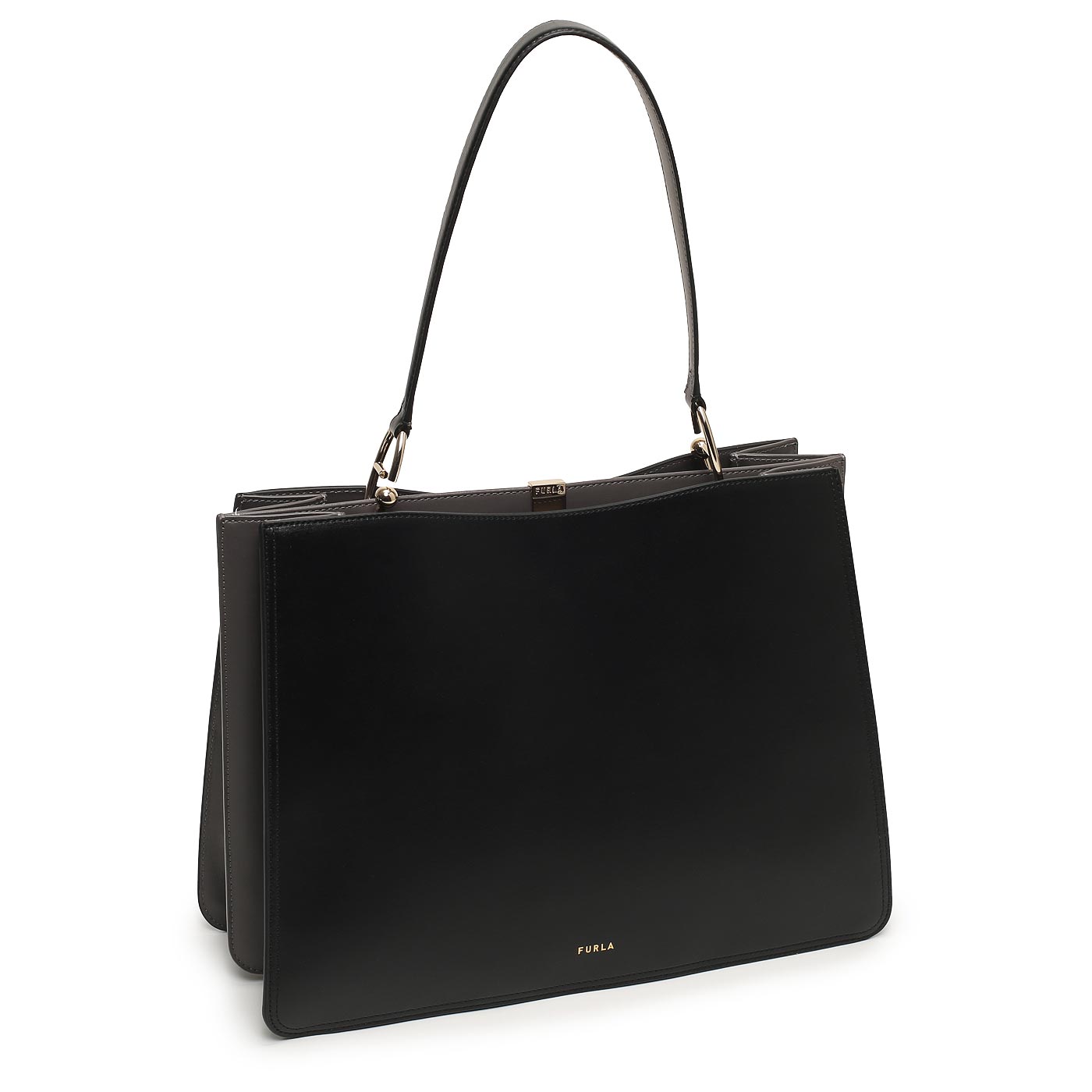 Кожаная сумка Furla Agata