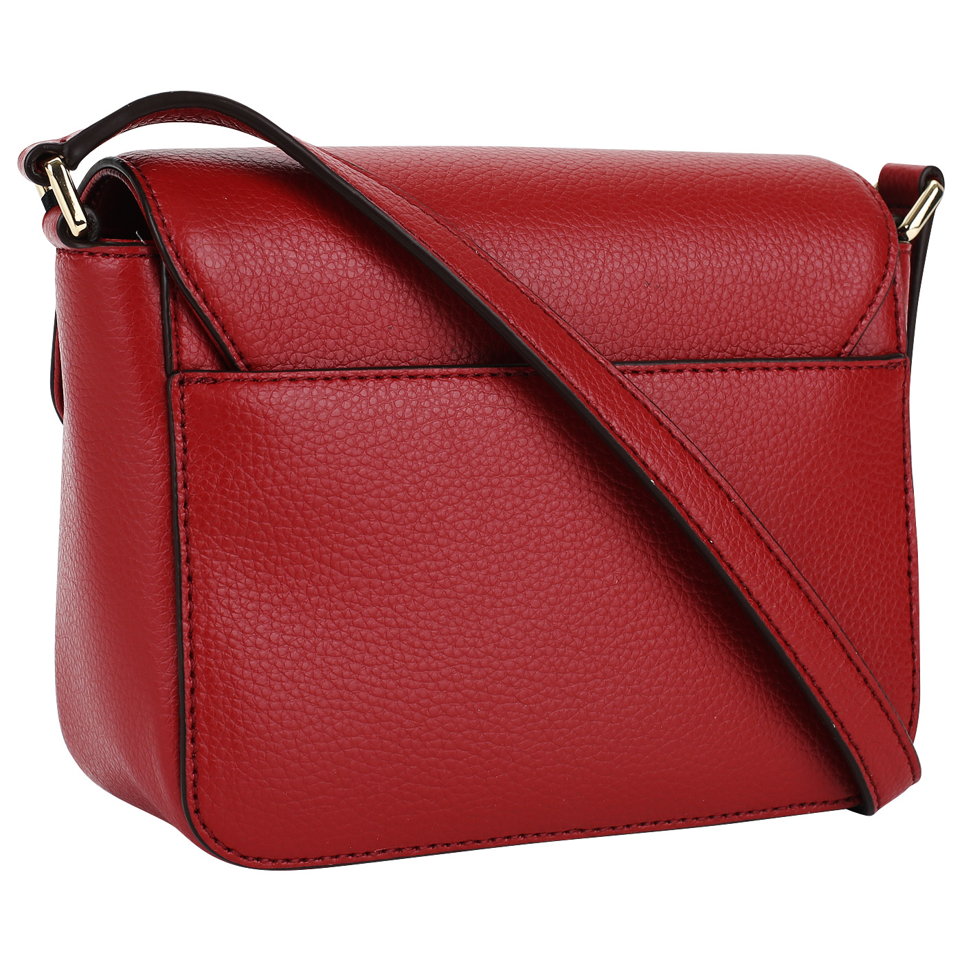 Красная кожаная сумочка DKNY Elissa