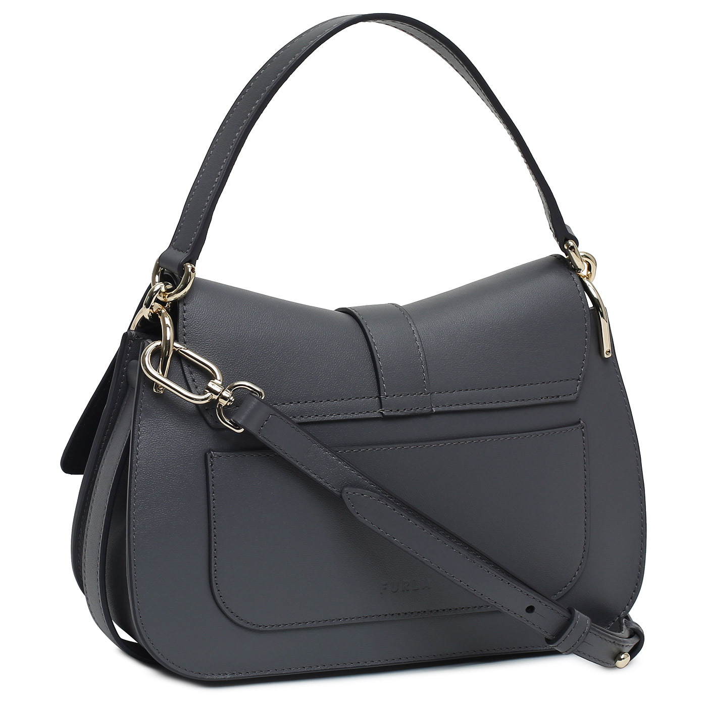 Кожаная сумка Furla Flow