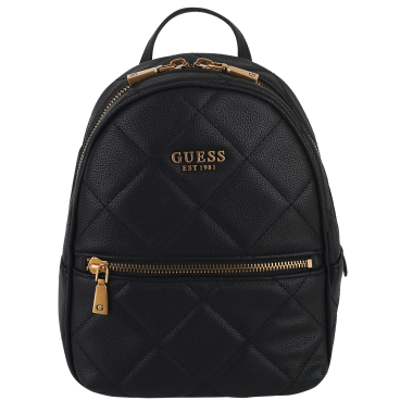 Черный рюкзак Guess Elliana HWVG73 02320_black - 2000557998421 черный  полиуретан 22,5 x 27,5 x 10,5 Цена 8526 руб. купить в интернет-магазине  PanChemodan.ru в Москве
