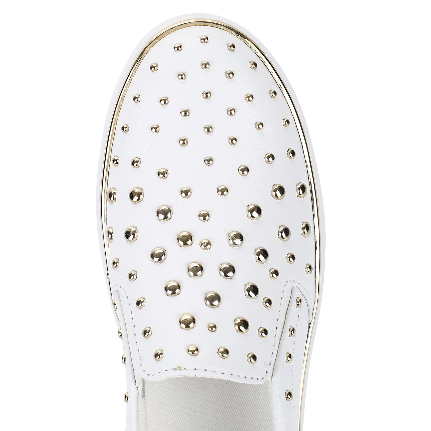 Белые женские слипоны Guess Glorienne