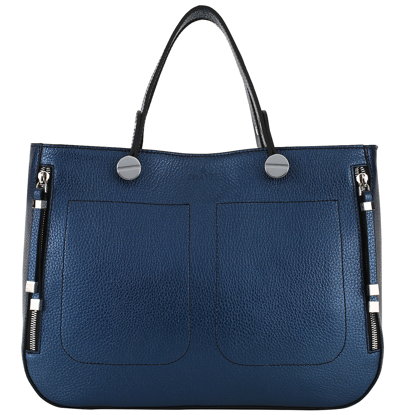 Chatte Вместительная женская сумка из металлизированной кожи