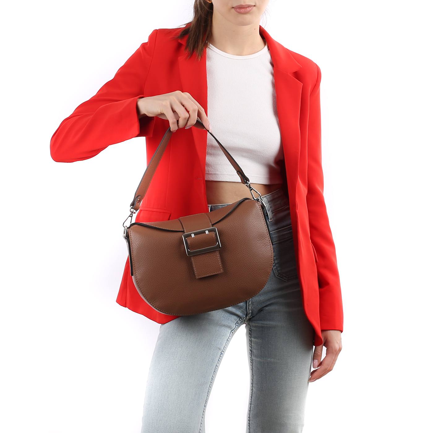 Кожаная сумка через плечо Chatte Marseille