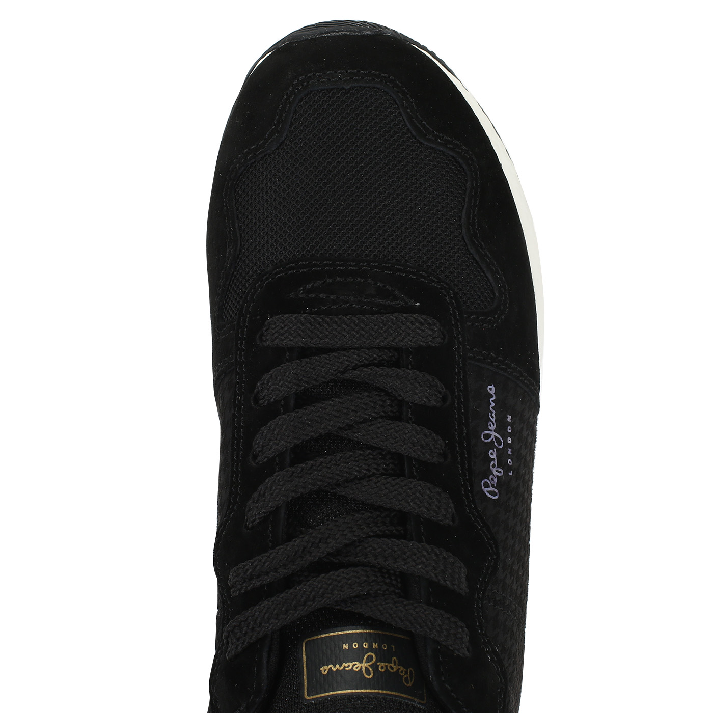 Черные кроссовки на шнуровке Pepe Jeans London Koko Gales
