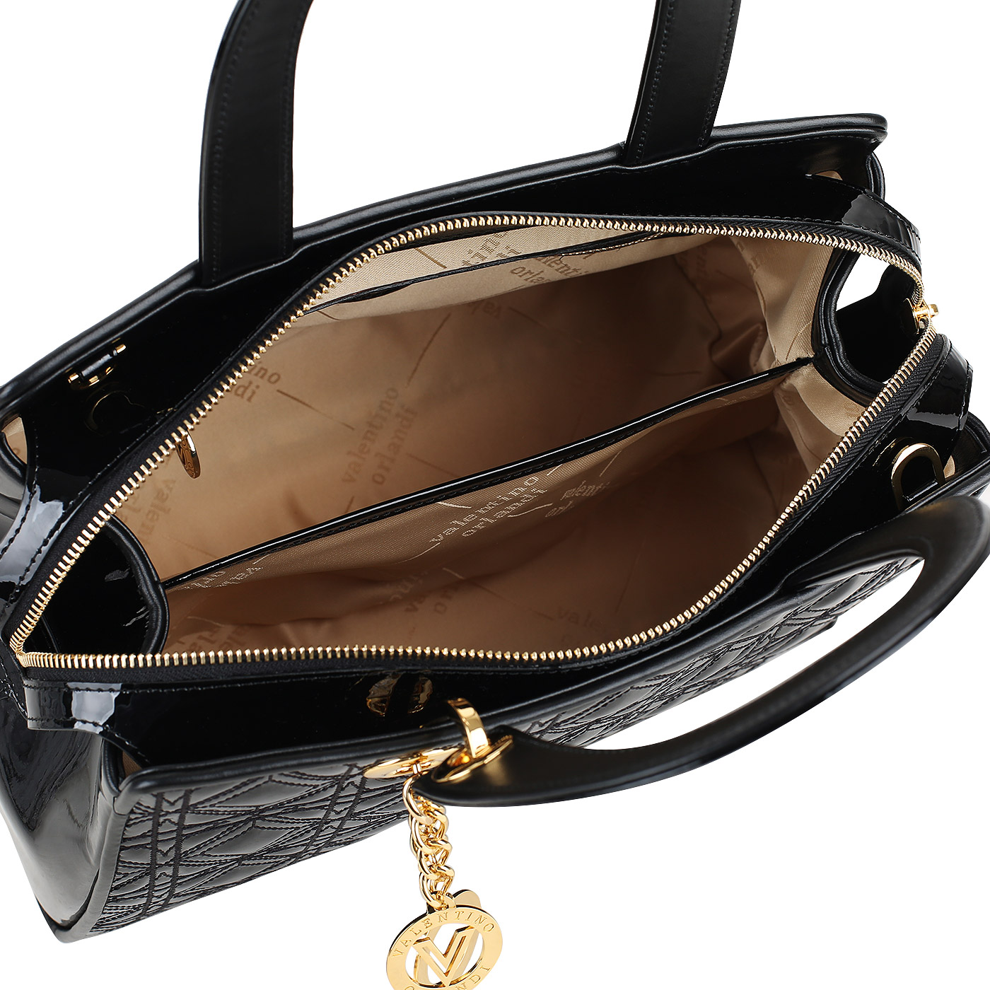 Кожаная сумка Valentino Orlandi Ginny