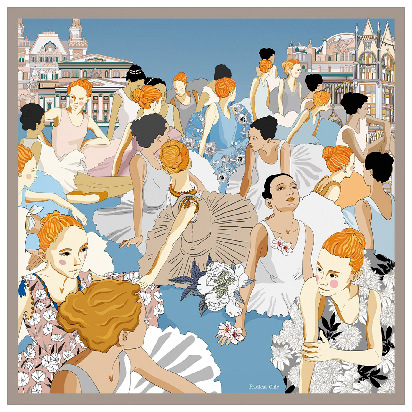 Radical Chic Шелковый платок