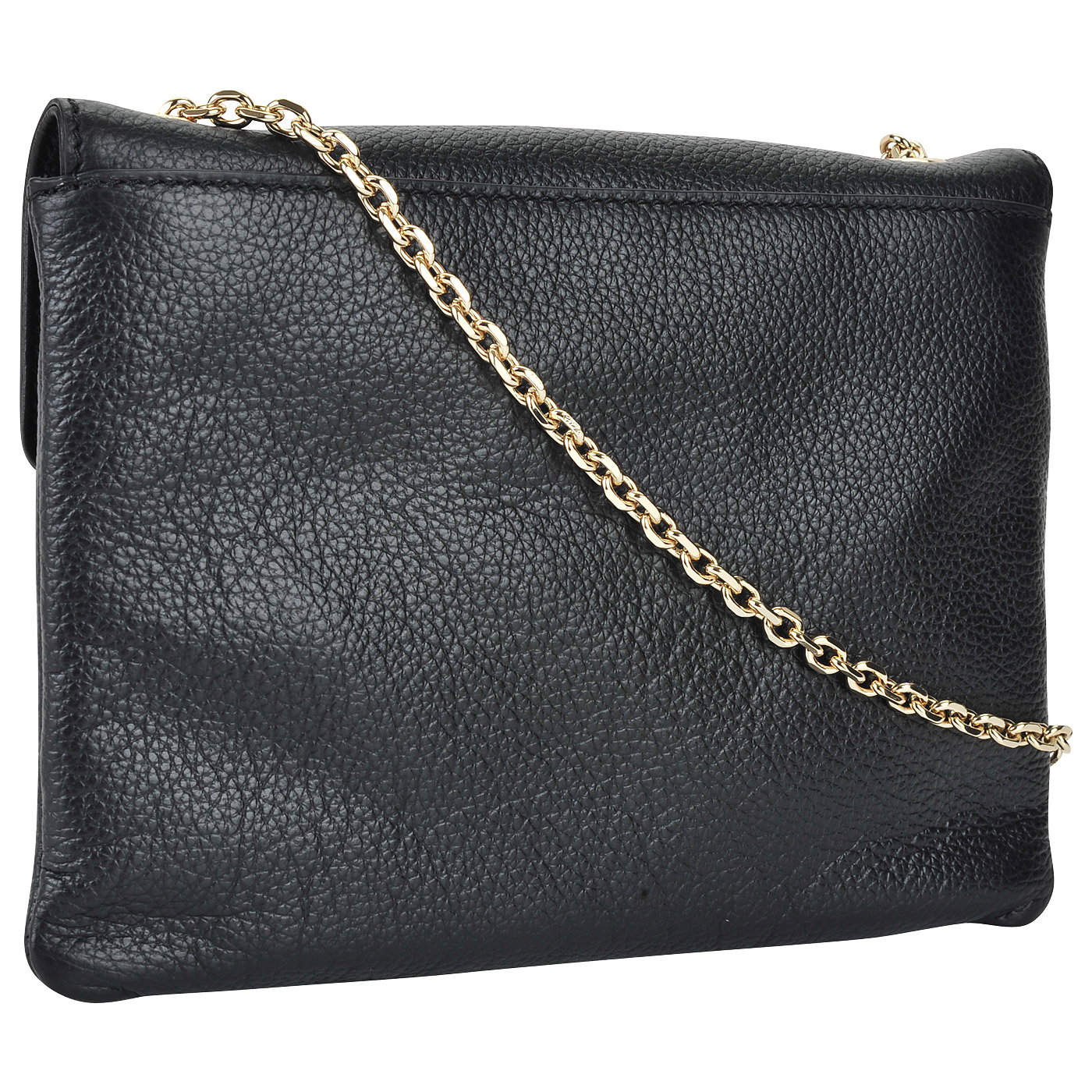 Женская кожаная сумочка кросс-боди на цепочке Coccinelle Pochette