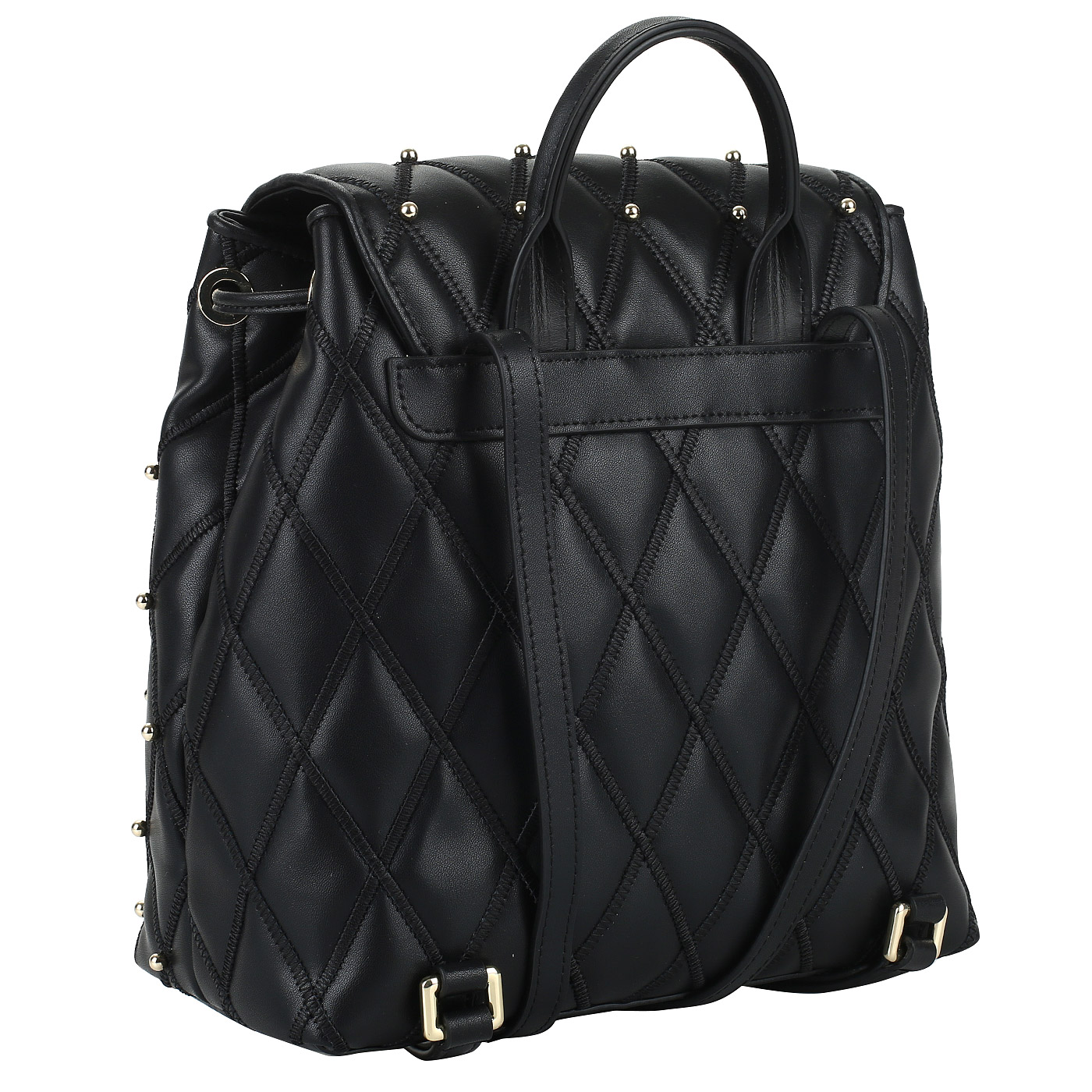 Черный стеганый рюкзак Cavalli Class Joile