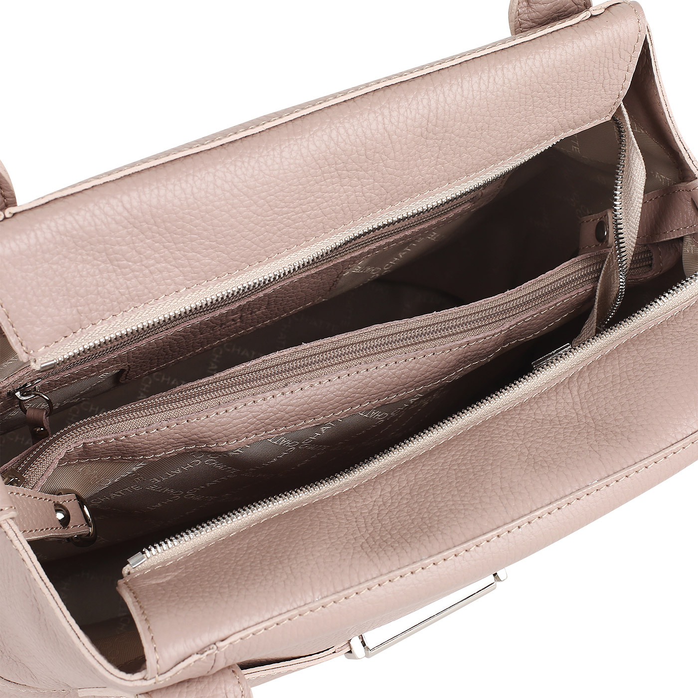 Кожаная сумка с двумя ручками Chatte Dijon