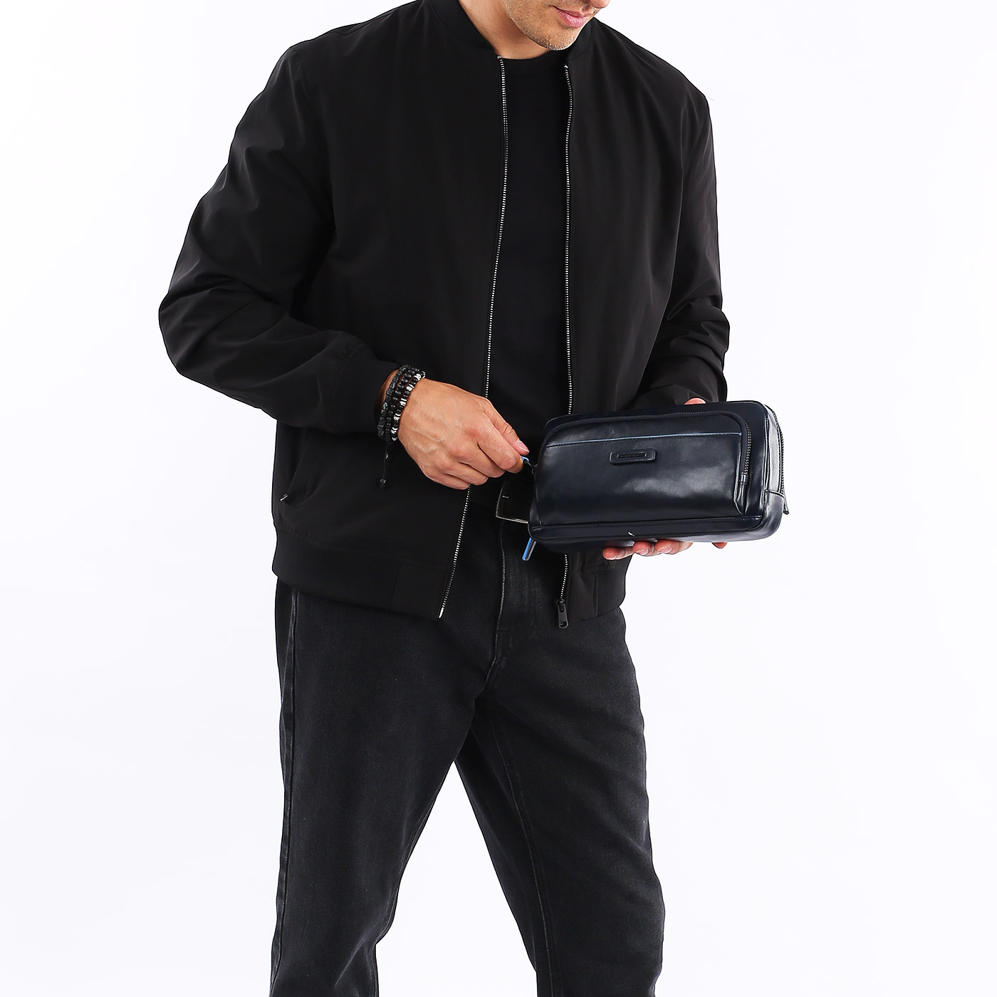 Сумка на пояс Piquadro Blue square