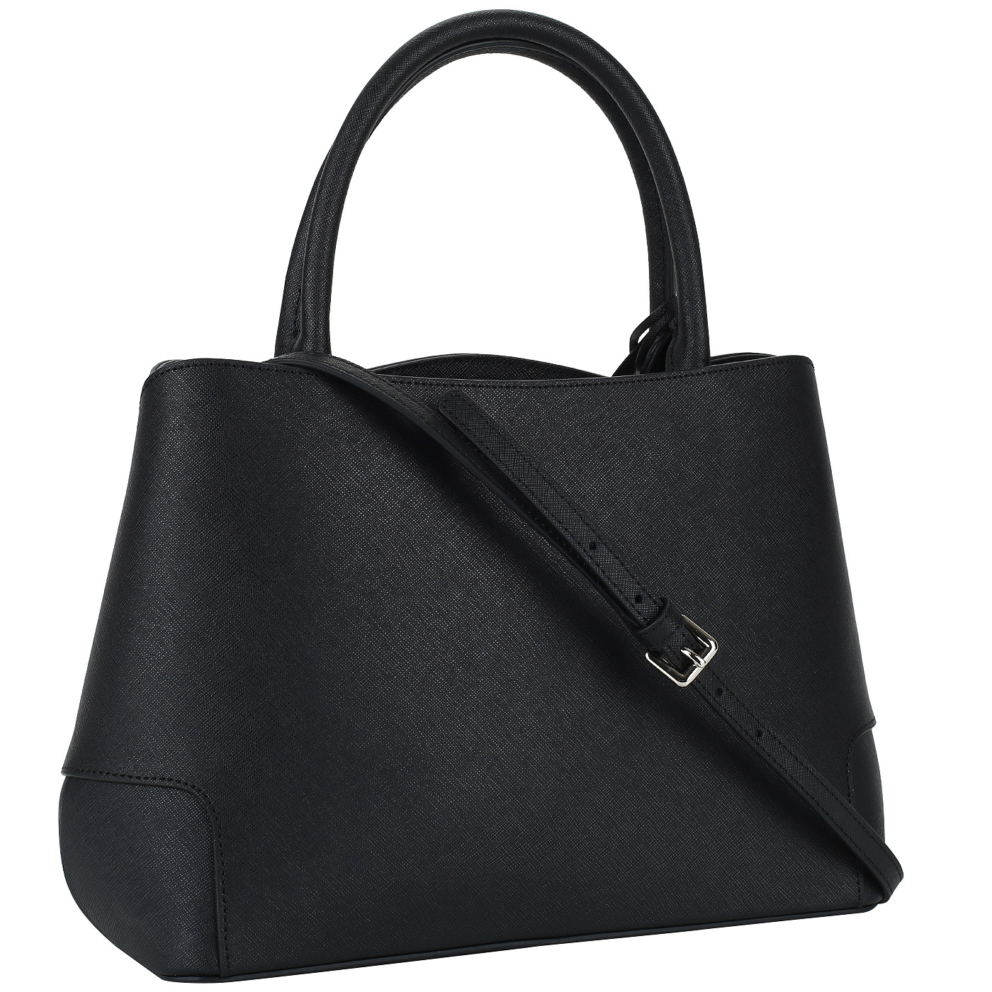 Черная сумка из сафьяна Cromia Wisper