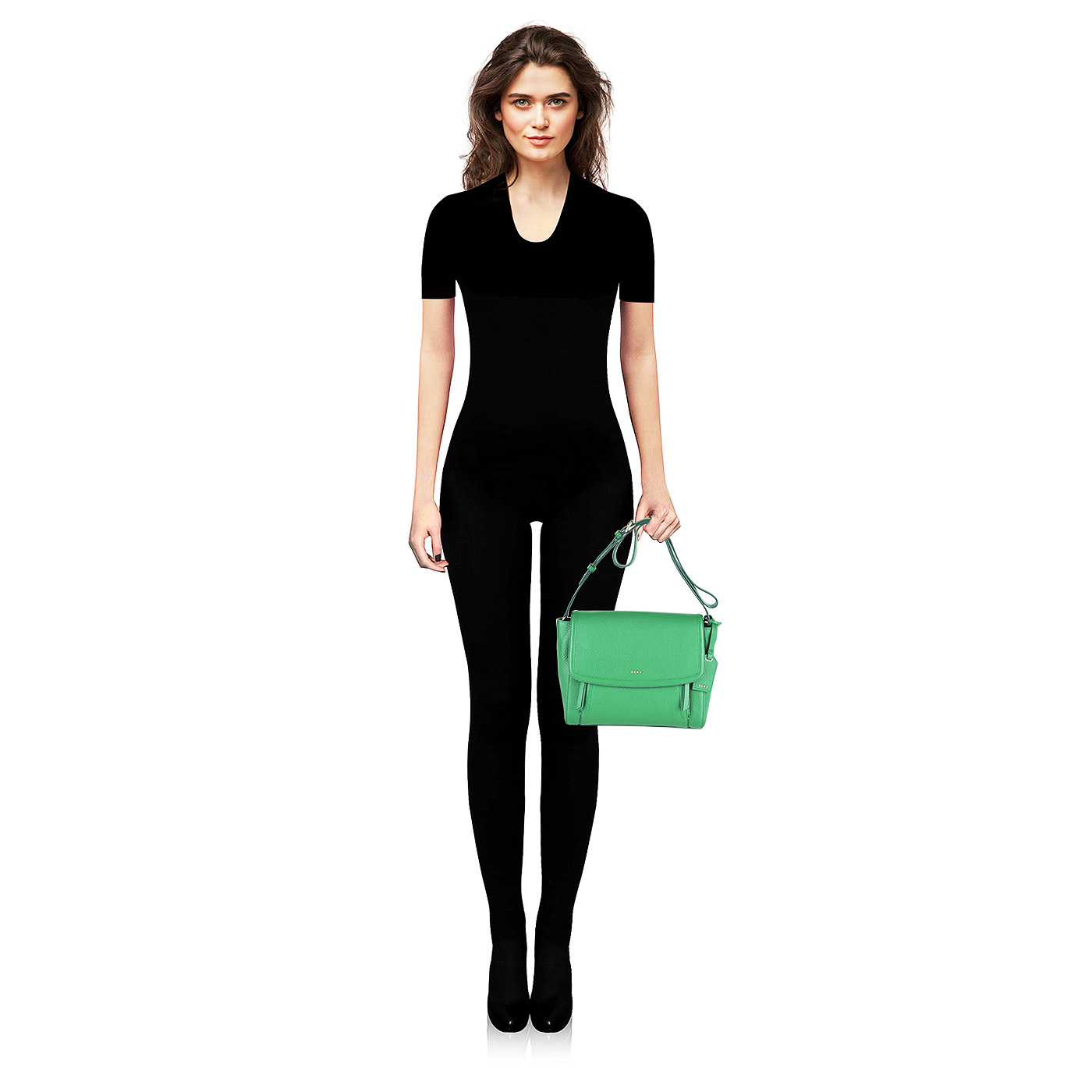 Женская кожаная сумка через плечо DKNY Chelsea