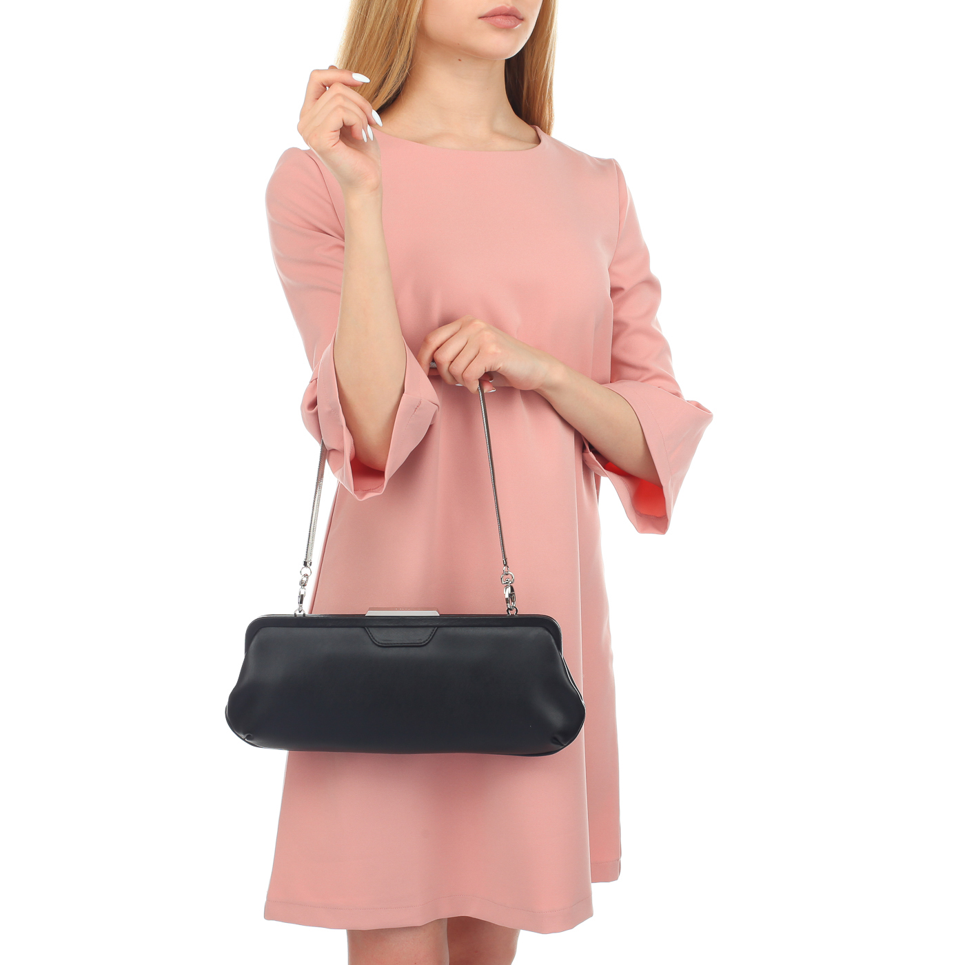 Женский клатч из черной кожи Picard Auguri