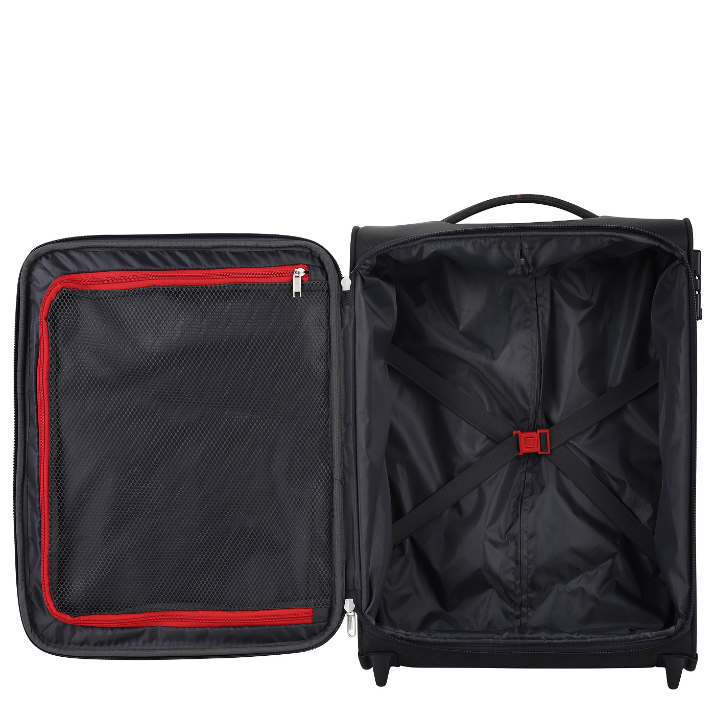 Чемодан для ручной клади тканевый с кодовым замком American Tourister Crosstrack