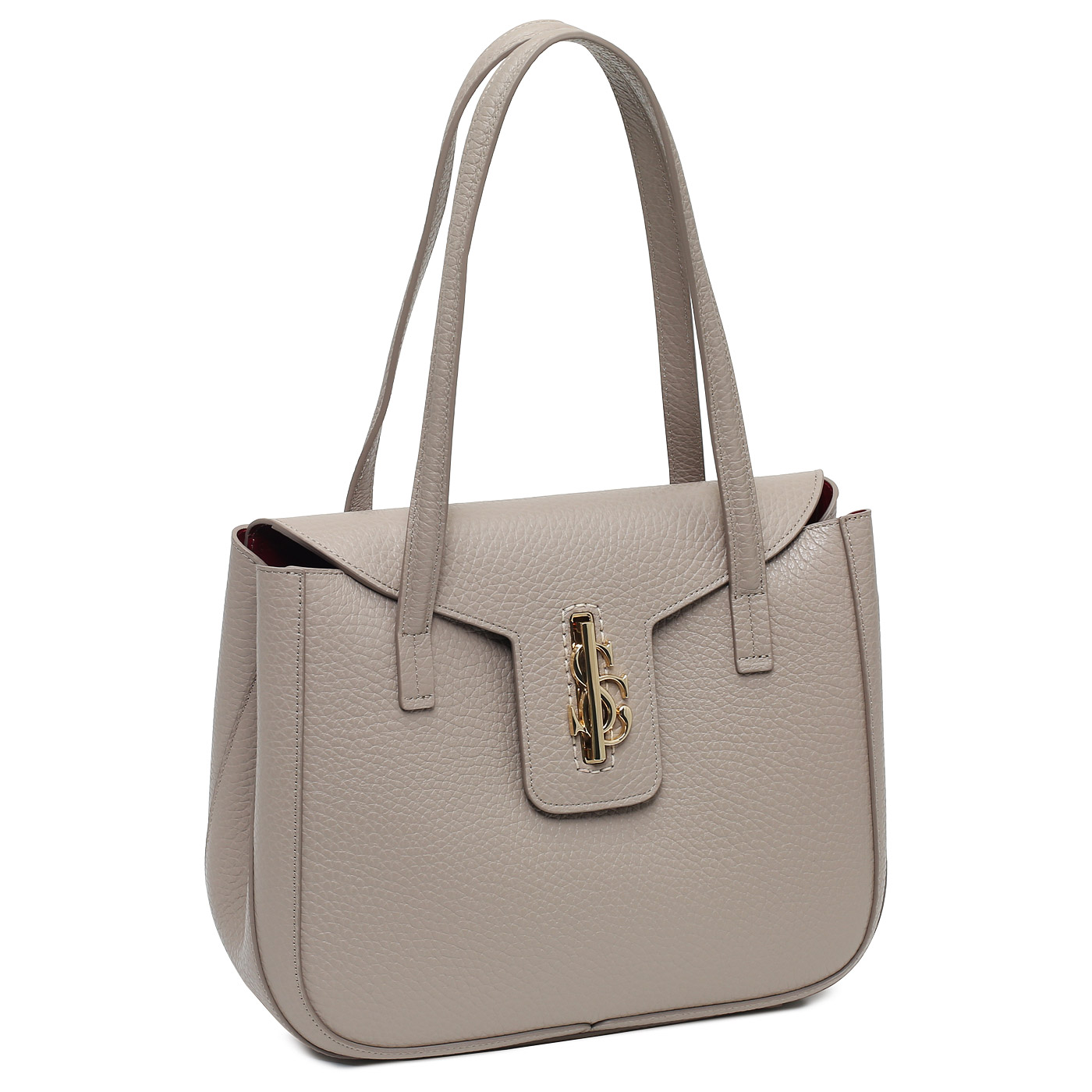 Кожаная сумка Carlo Salvatelli Ives cervino