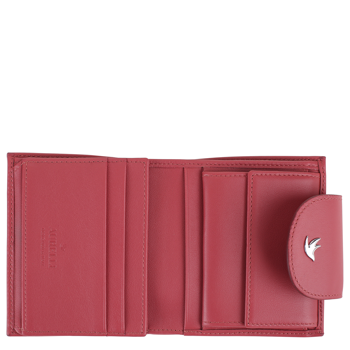 Кошелек складной на кнопке Aurelli Ocean