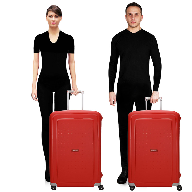 Чемодан большой L из полипропилена с кодовым замком Samsonite S’Cure