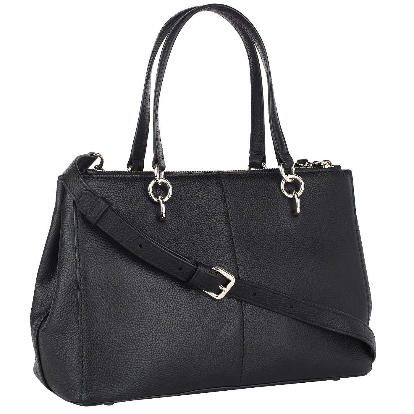 Женская кожаная сумка с тремя отделами DKNY Chelsea