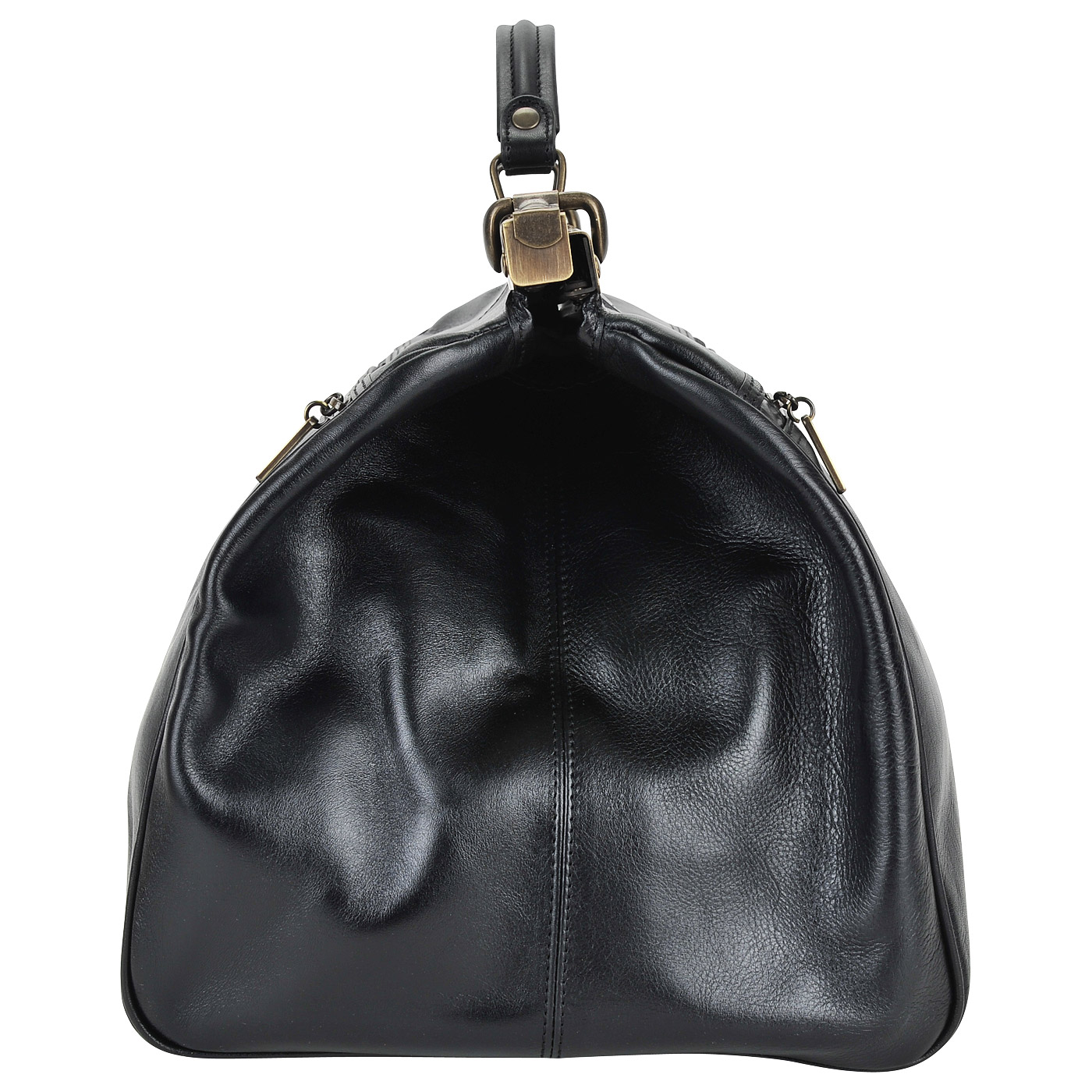 Кожаная винтажная сумка-саквояж Stevens 