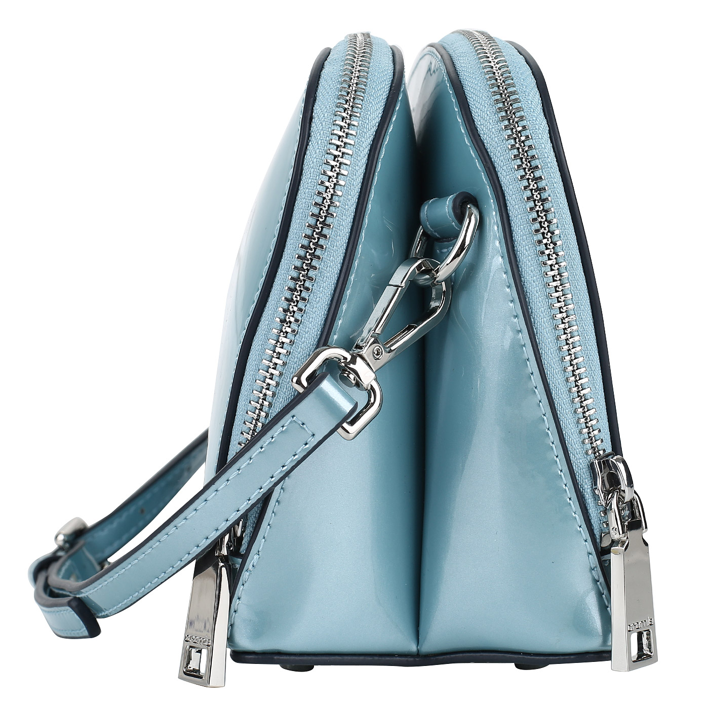 Лакированная женская сумочка на молнии Cromia Perlissima
