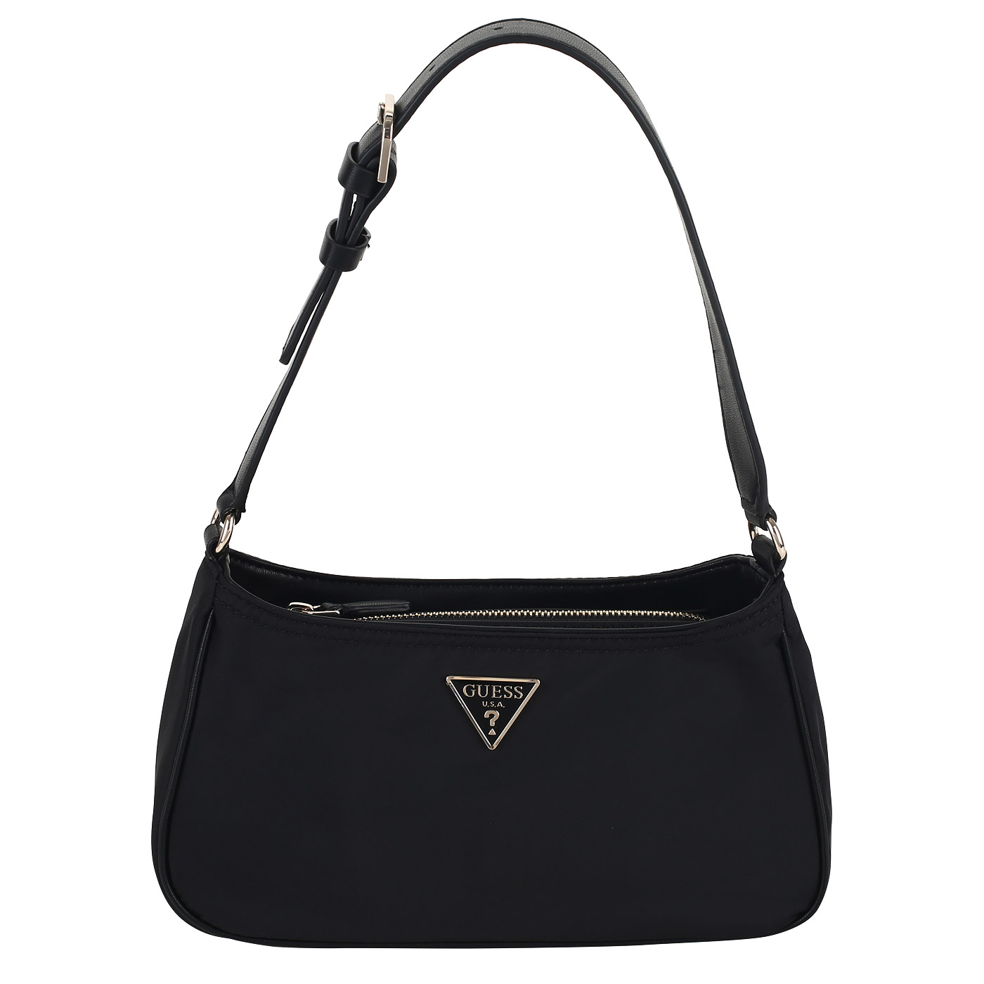 Сумка с короткой ручкой Guess Little bay HWNG81 16180_black_pc -  2000558303675 черный нейлон, полиуретан 26,5 x 14 x 8 Цена 13500 руб.  купить в интернет-магазине PanChemodan.ru в Волгограде