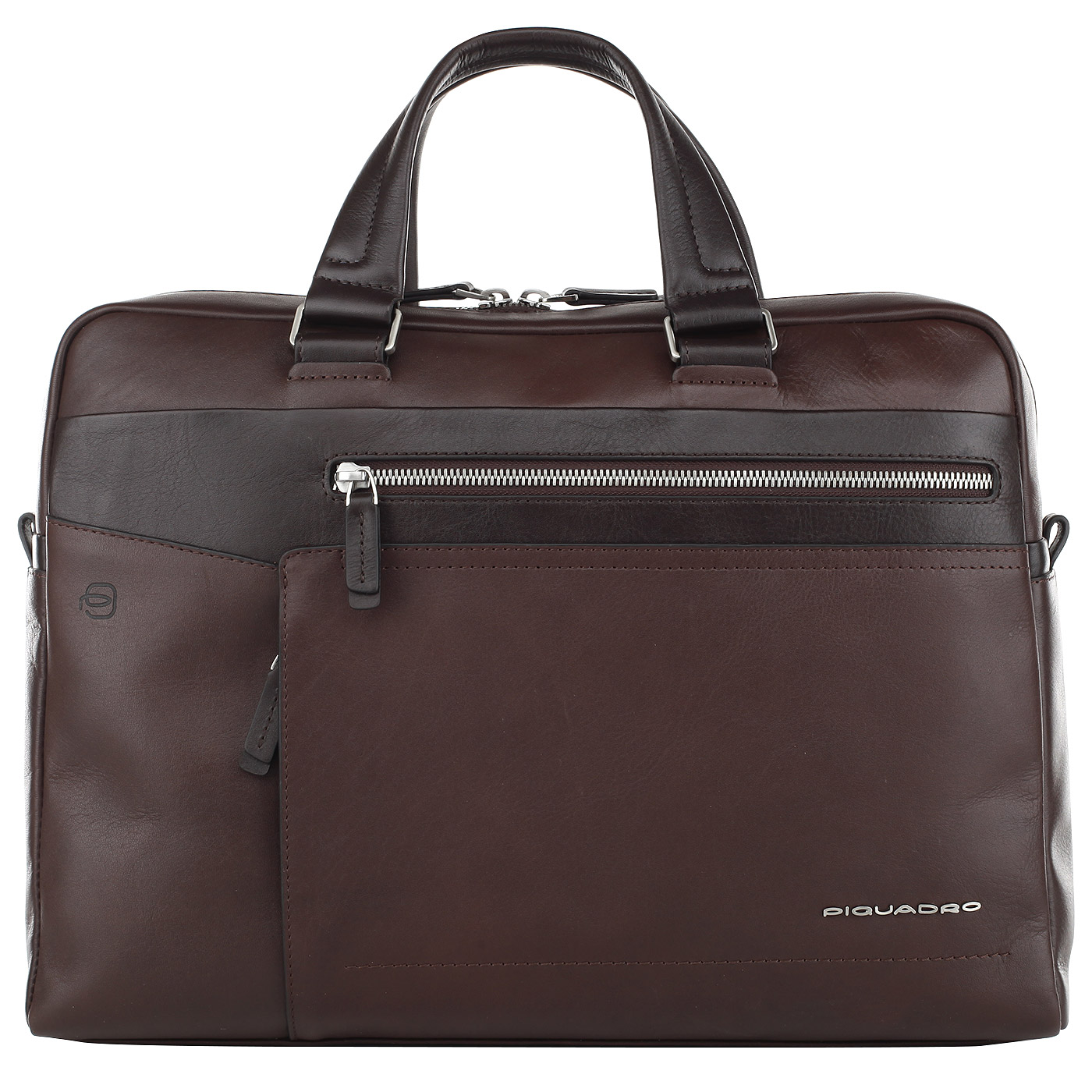 Piquadro Кожаная коричневая деловая сумка