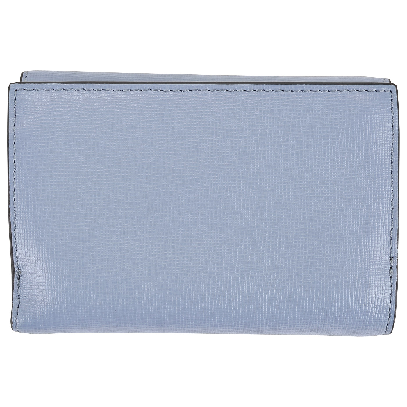 Серо-голубое портмоне из натуральной сафьяновой кожи Furla Babylon