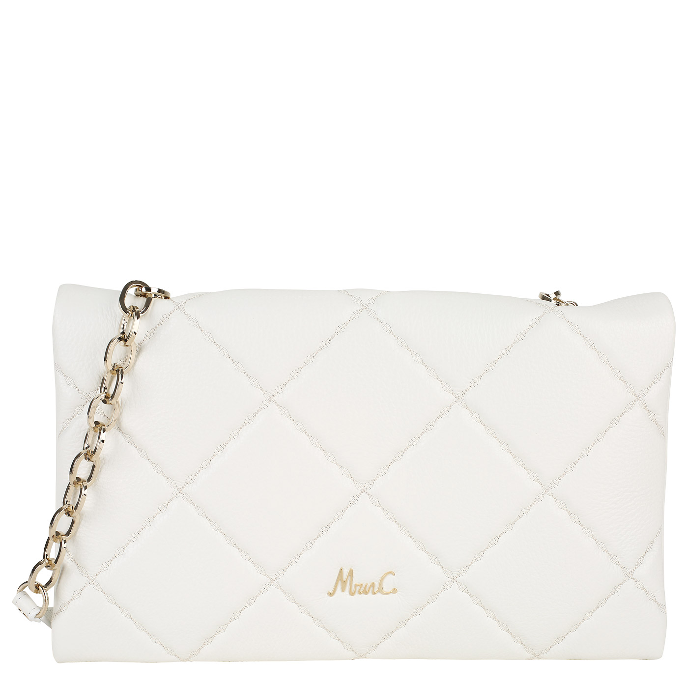 Marina Creazioni Стеганая сумка с цепочкой