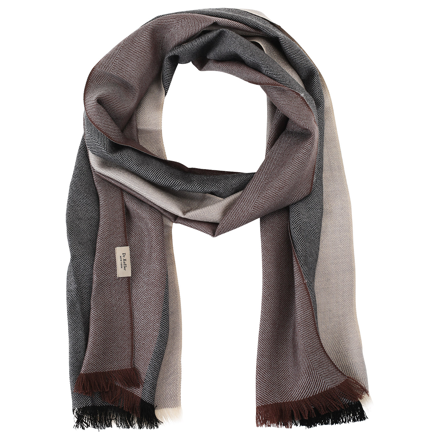 Dr. Koffer Шарф из шерсти и шелка