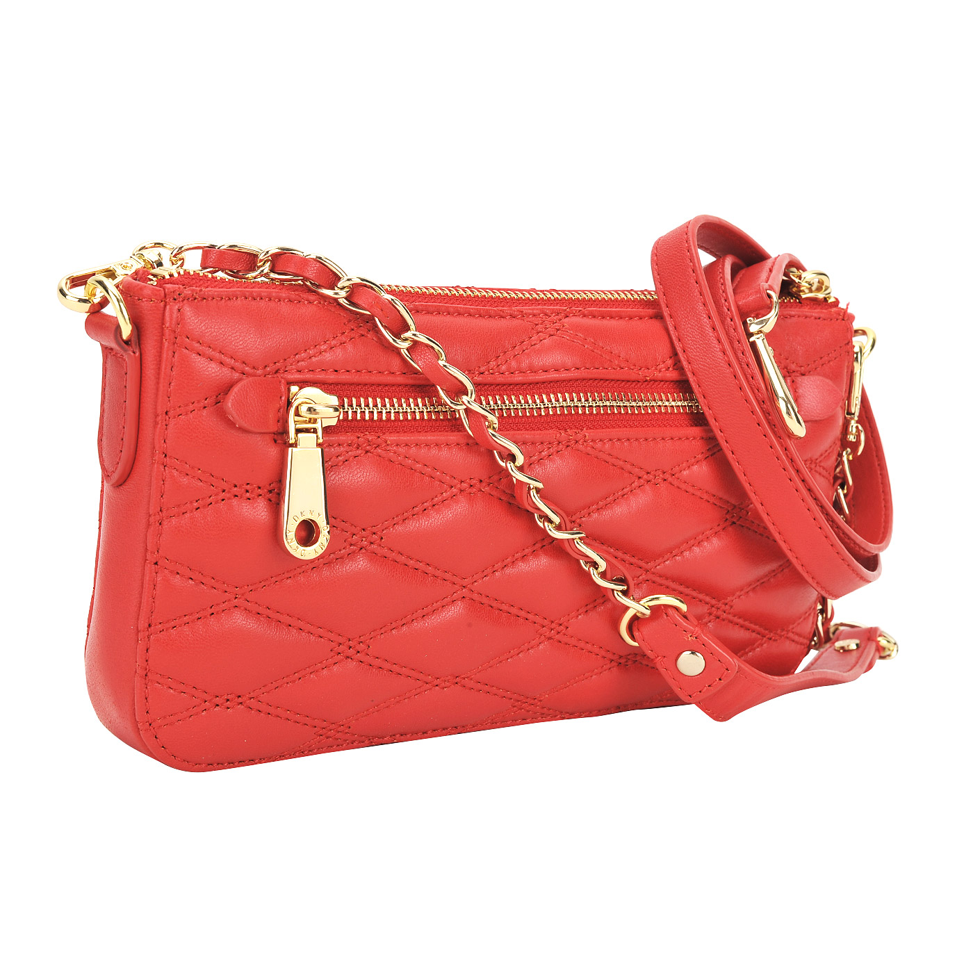 Женский кожаный клатч DKNY Quilted Nappa