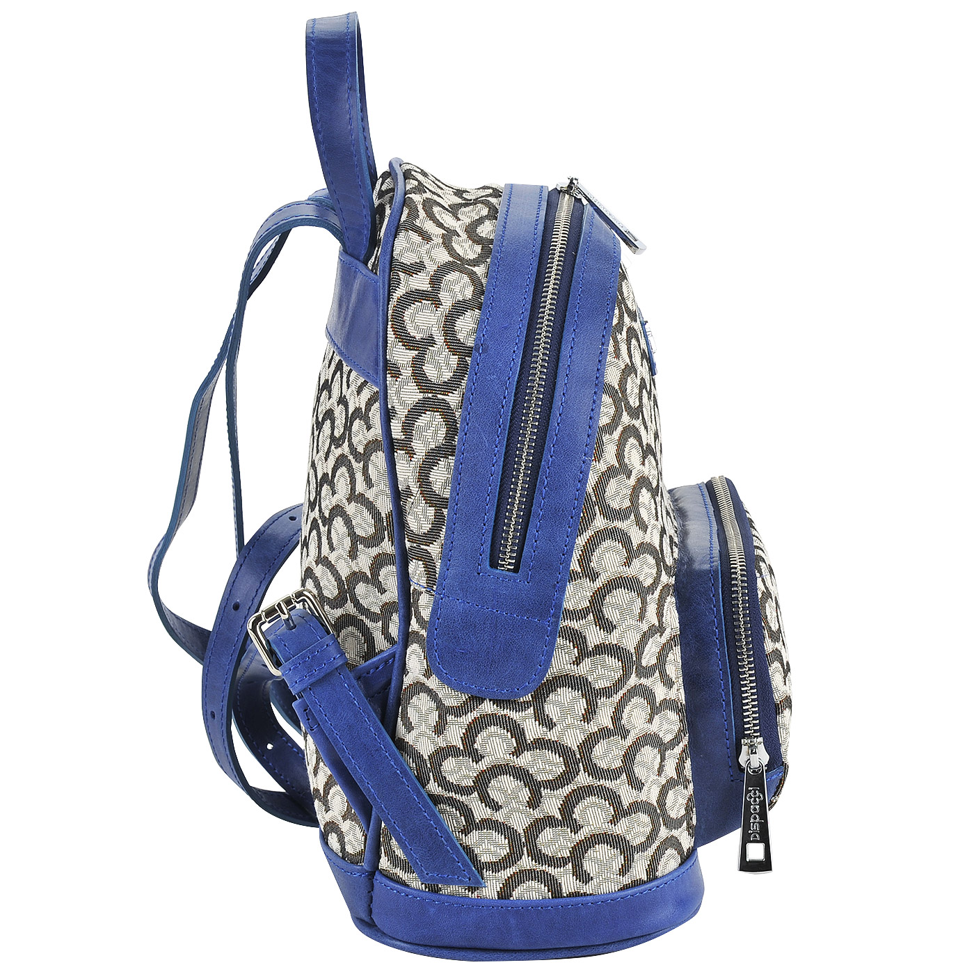 Женский тканевый рюкзак с элементами из натуральной кожи Dispacci 