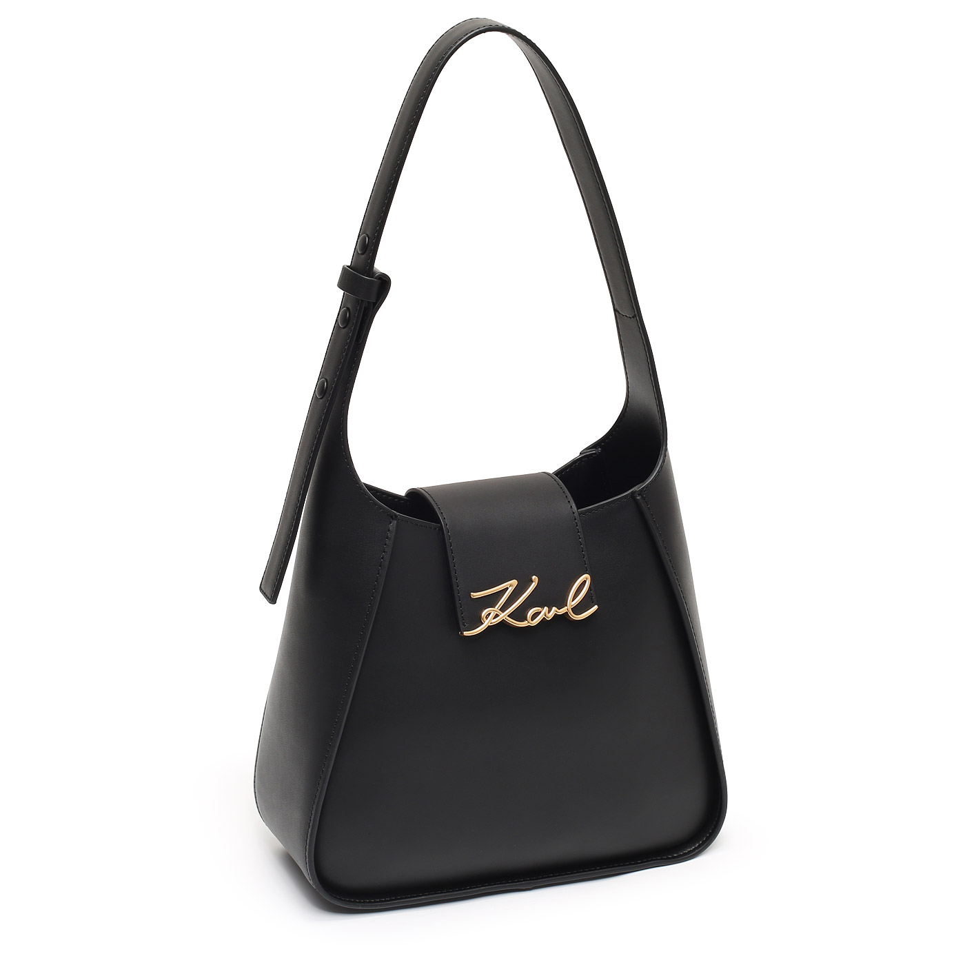 Кожаная сумка Karl Lagerfeld Signature