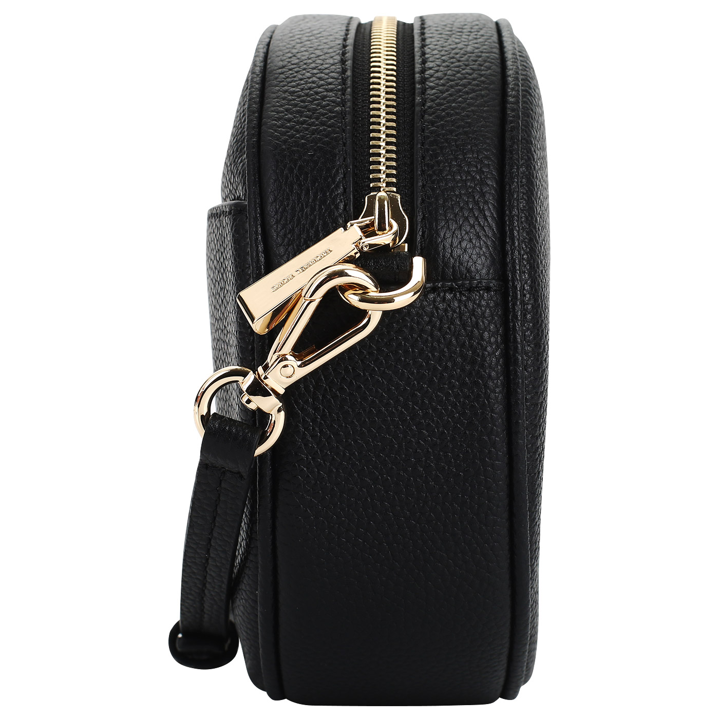 Кожаная круглая сумочка с ремешком Michael Kors Crossbodies