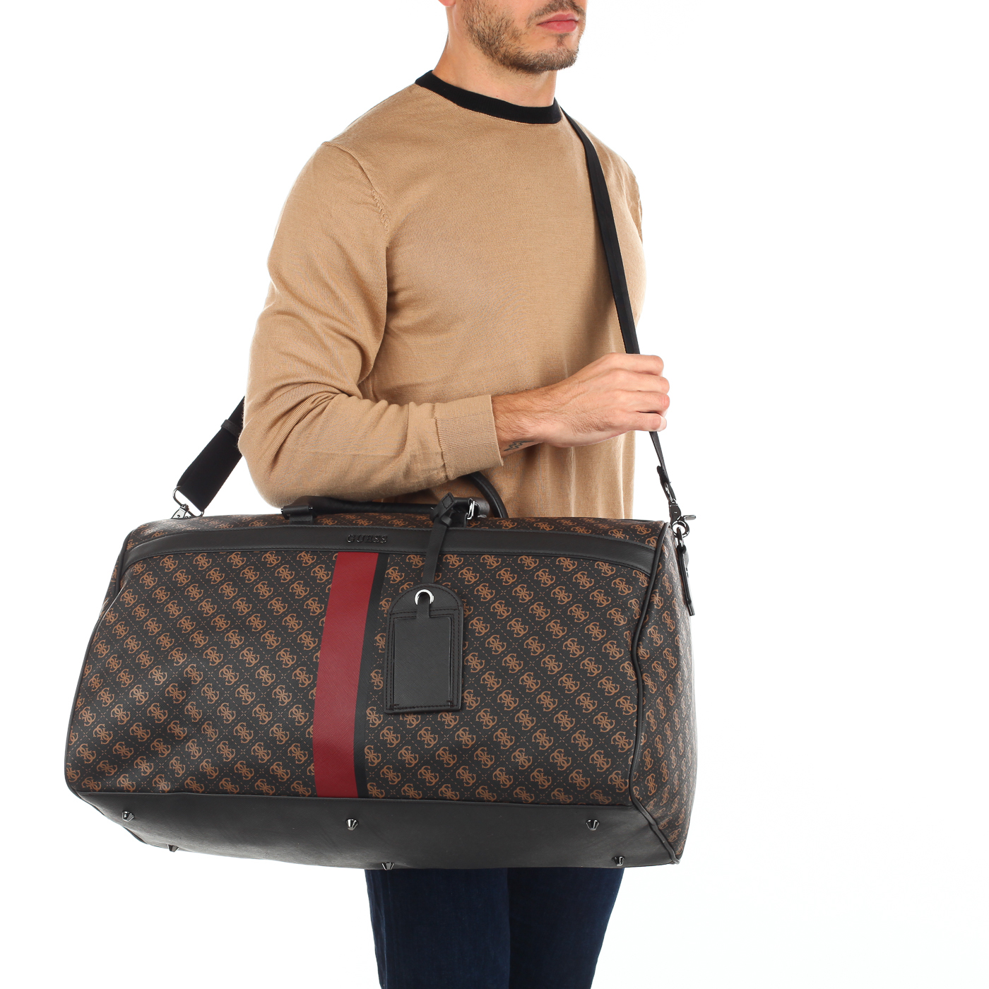 Дорожная сумка на молнии Guess City Logo