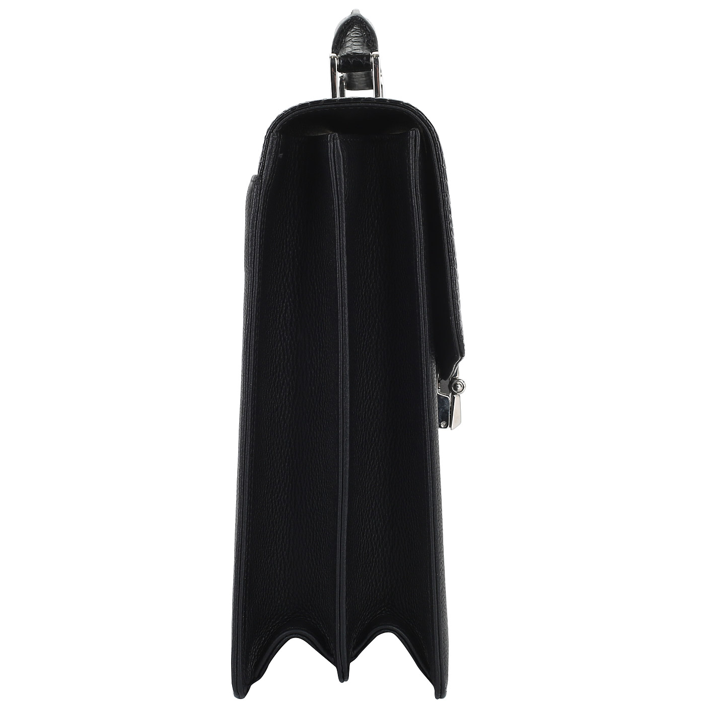 Черный кожаный портфель Neri Karra 