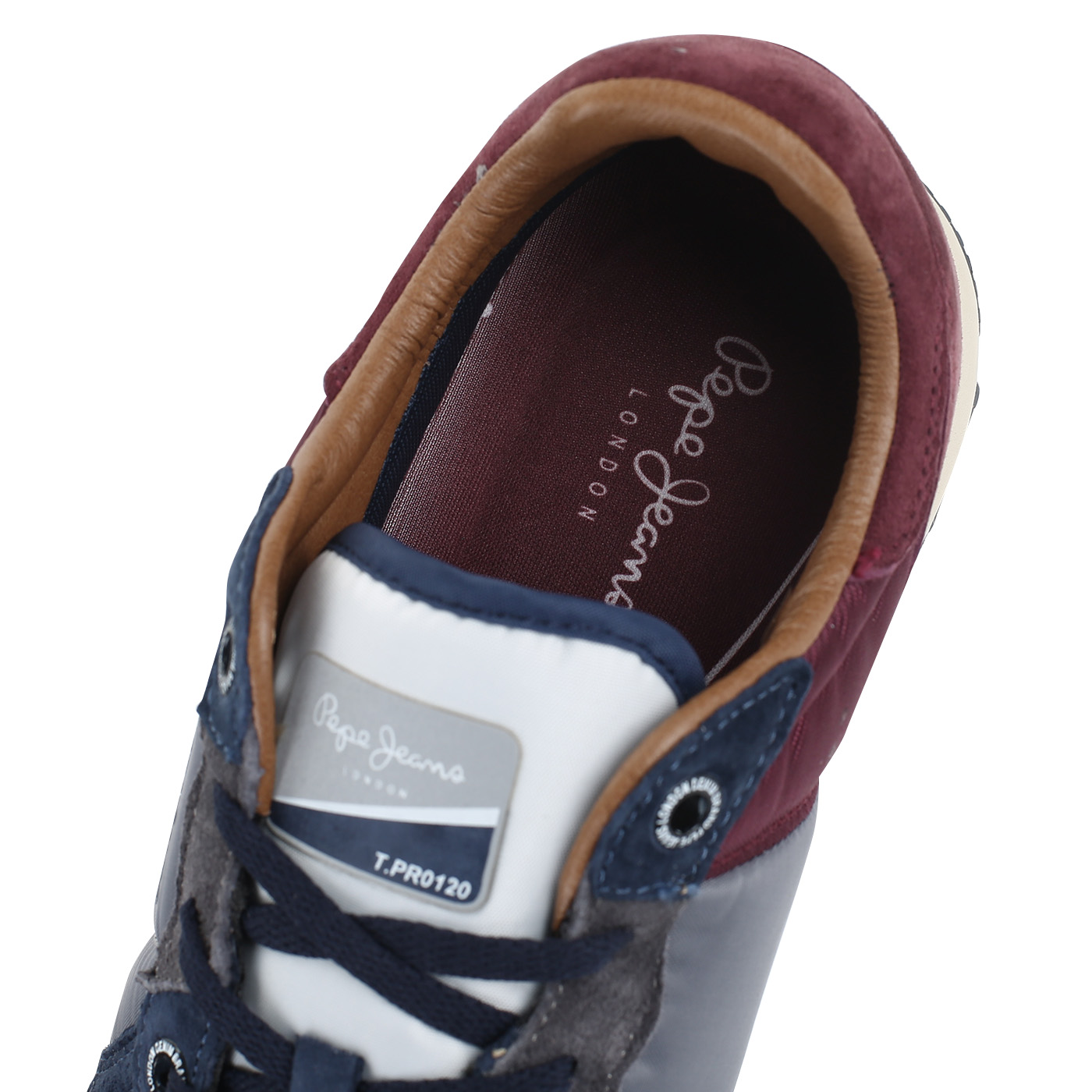 Трехцветные кроссовки Pepe Jeans London Tinker