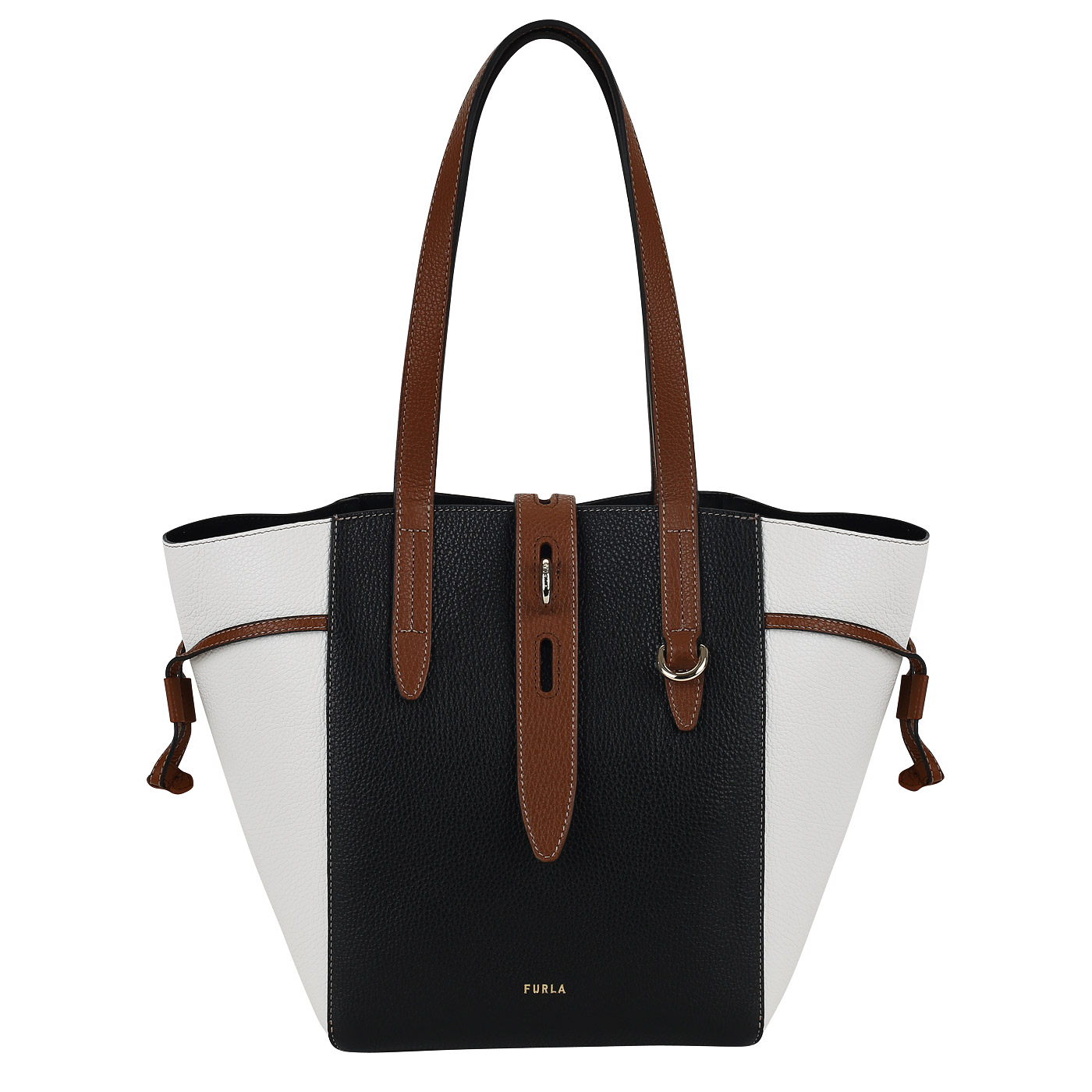 Furla Кожаная сумка-трапеция